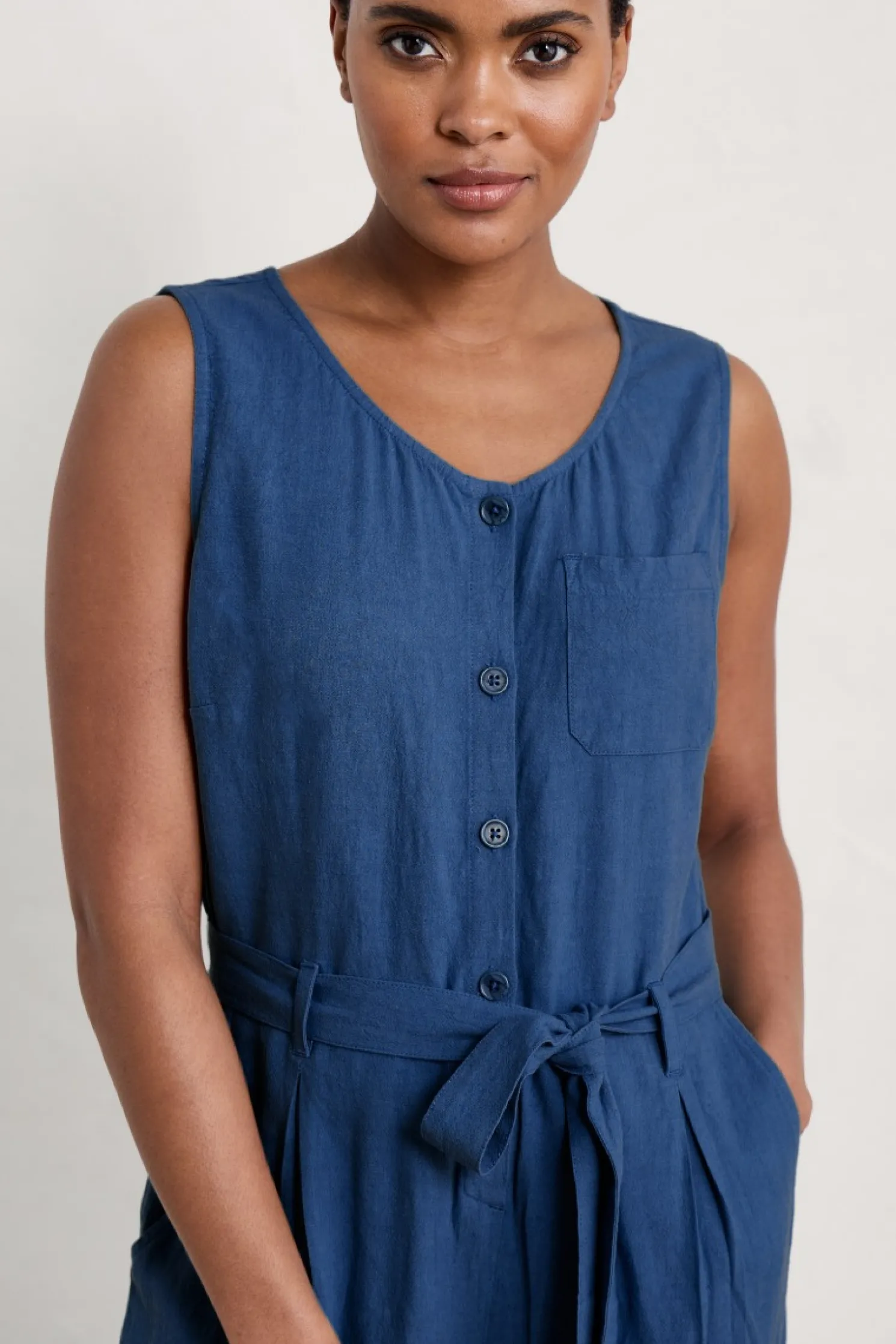 Abbey Pool Sleeveless Jumpsuit