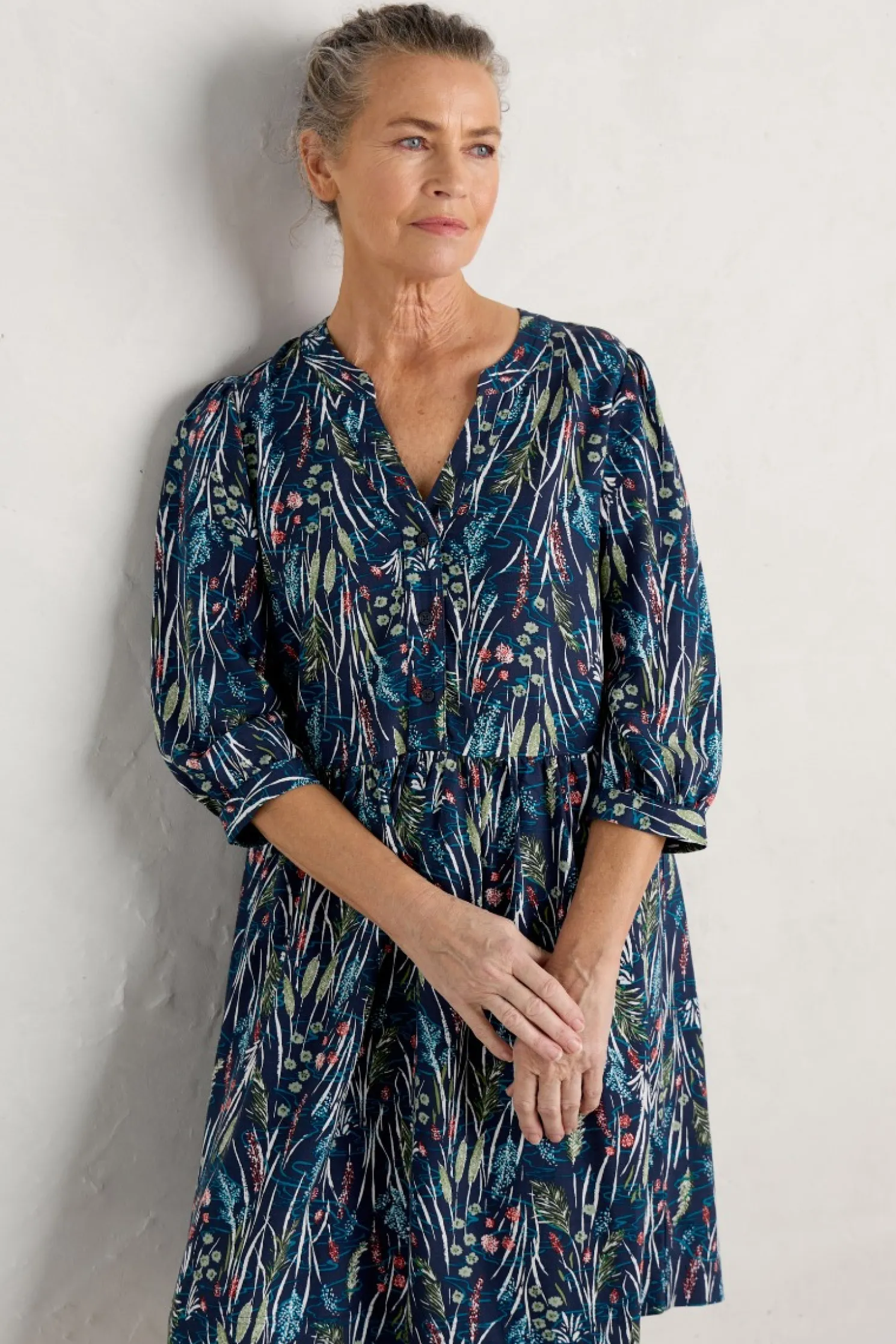 Apple Barn Printed Dress