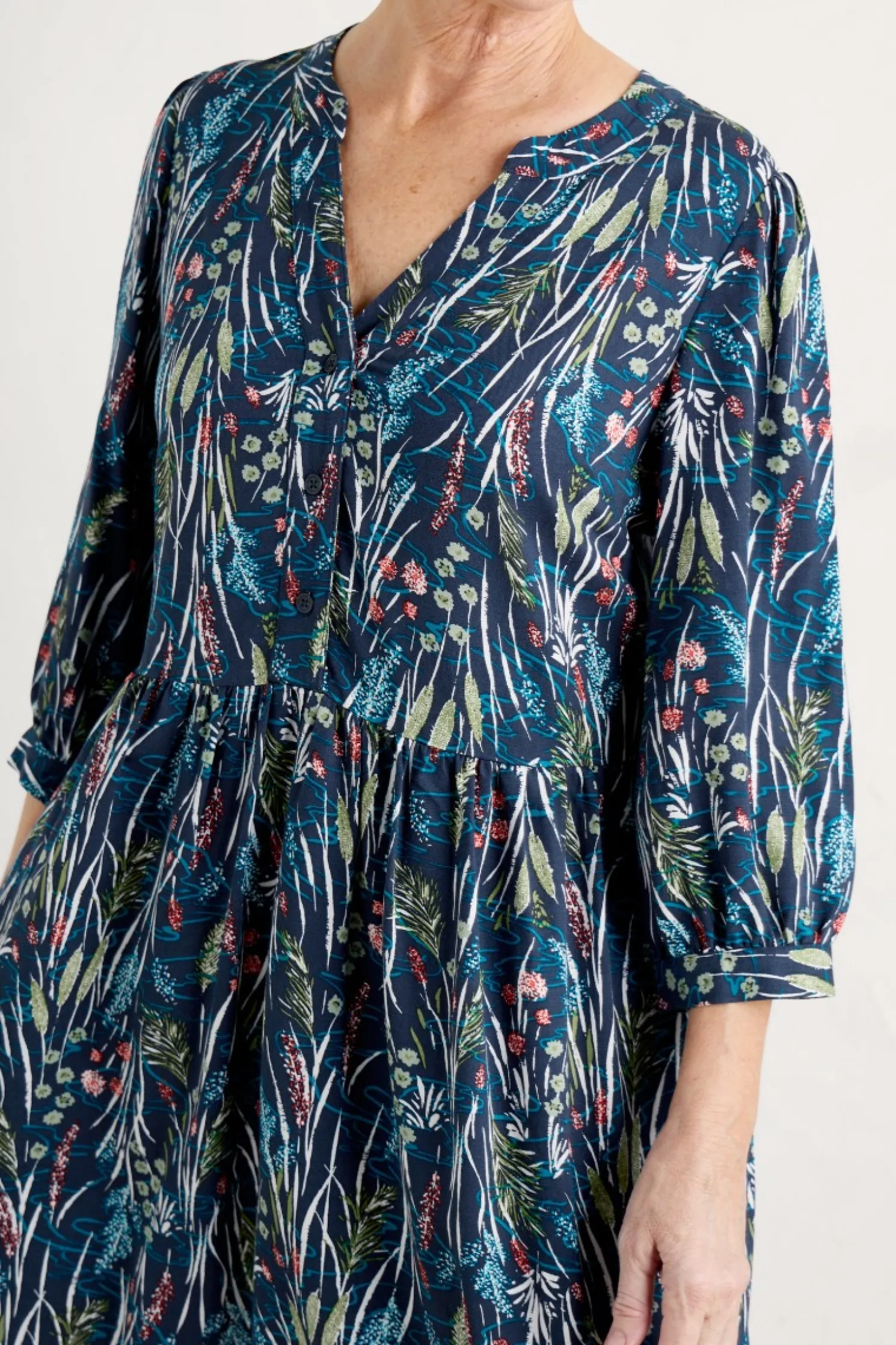 Apple Barn Printed Dress