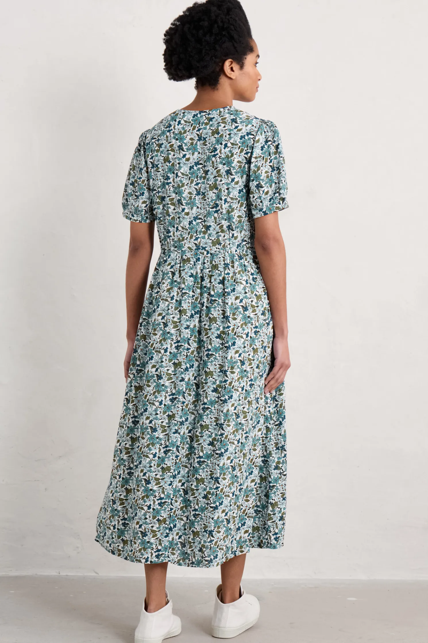Birch Leaf Midaxi Tea Dress