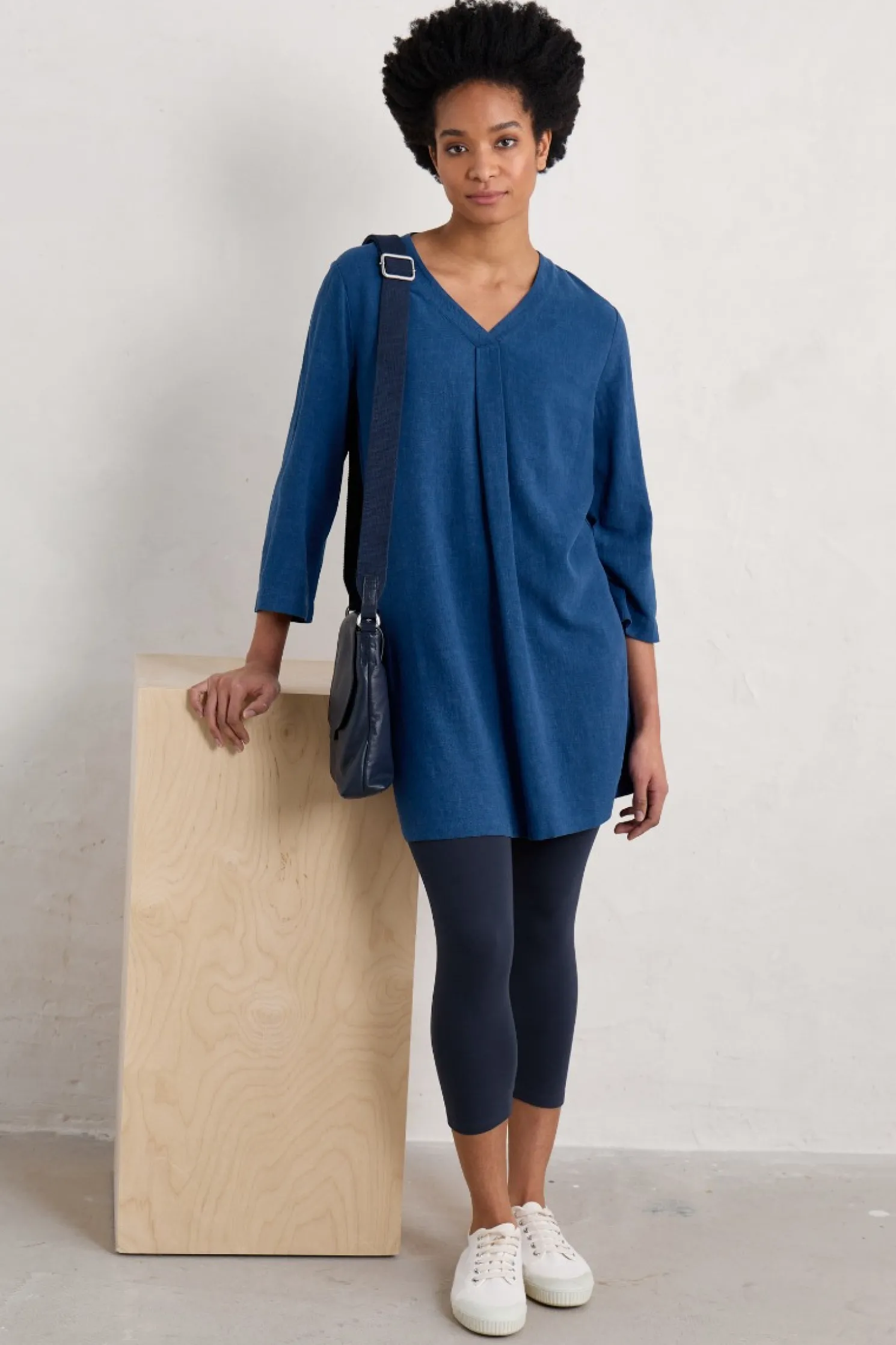 Brittlestar V-Neck Linen Blend Tunic
