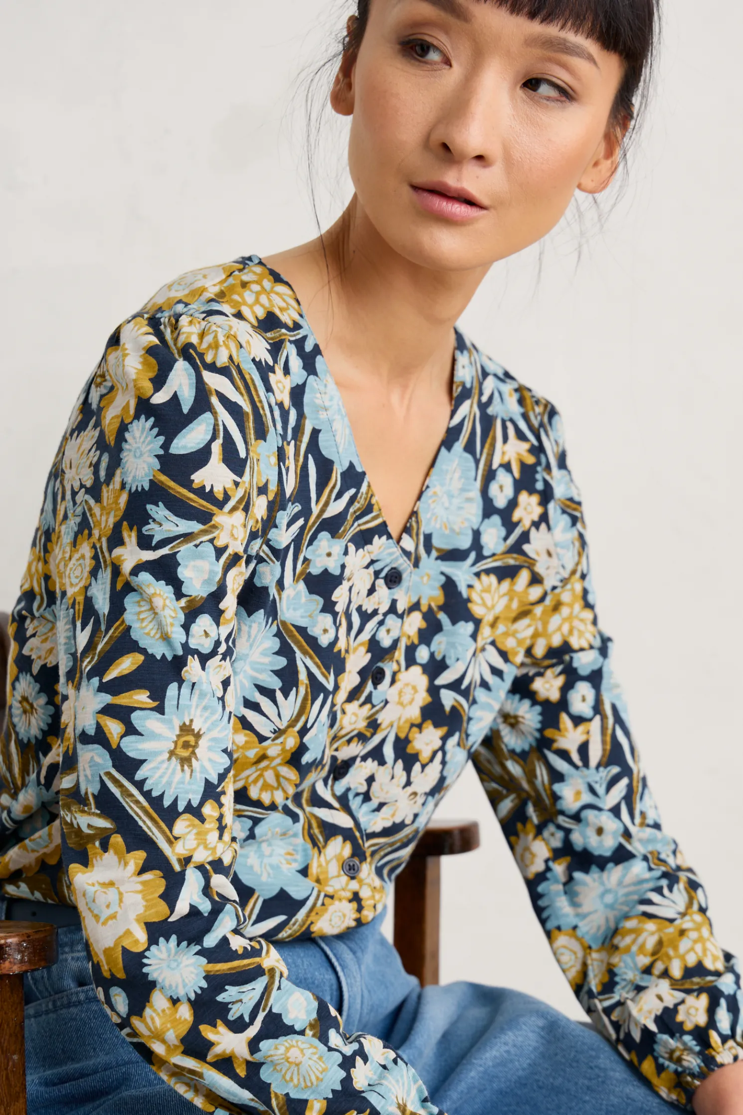 Butterflies Jersey Top