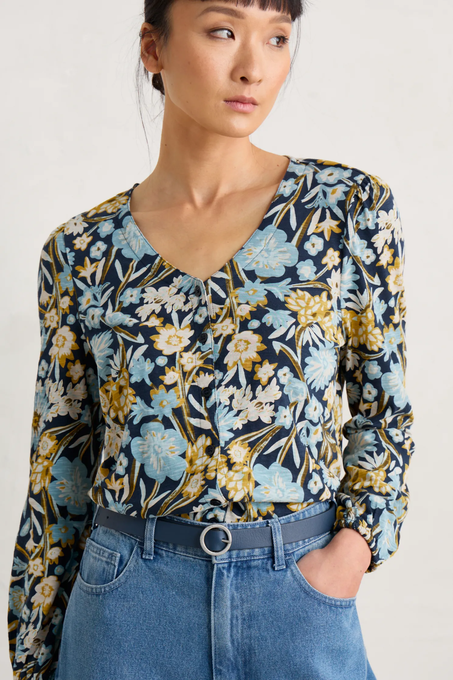 Butterflies Jersey Top