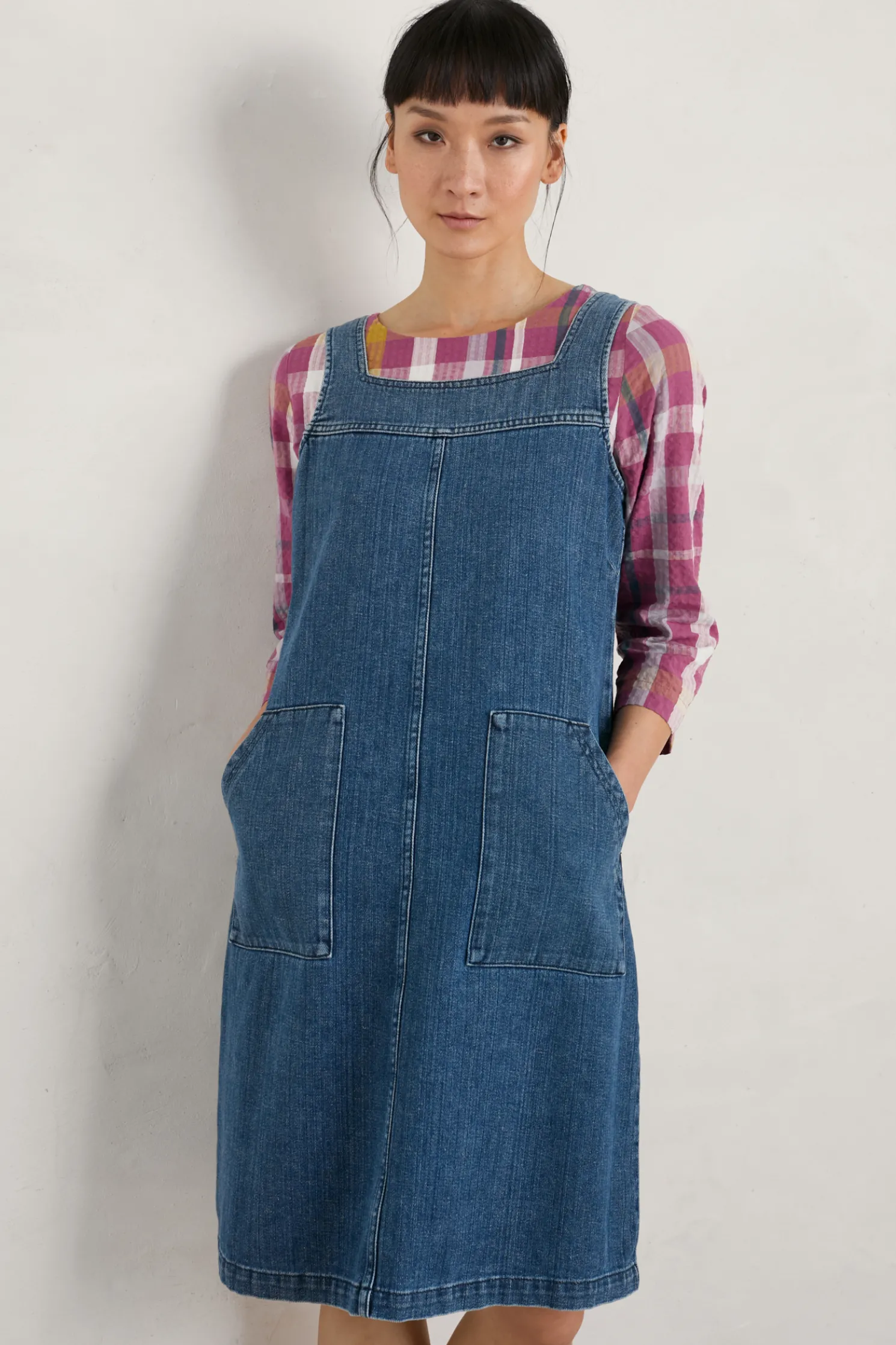 Calican Denim Pinafore Dress