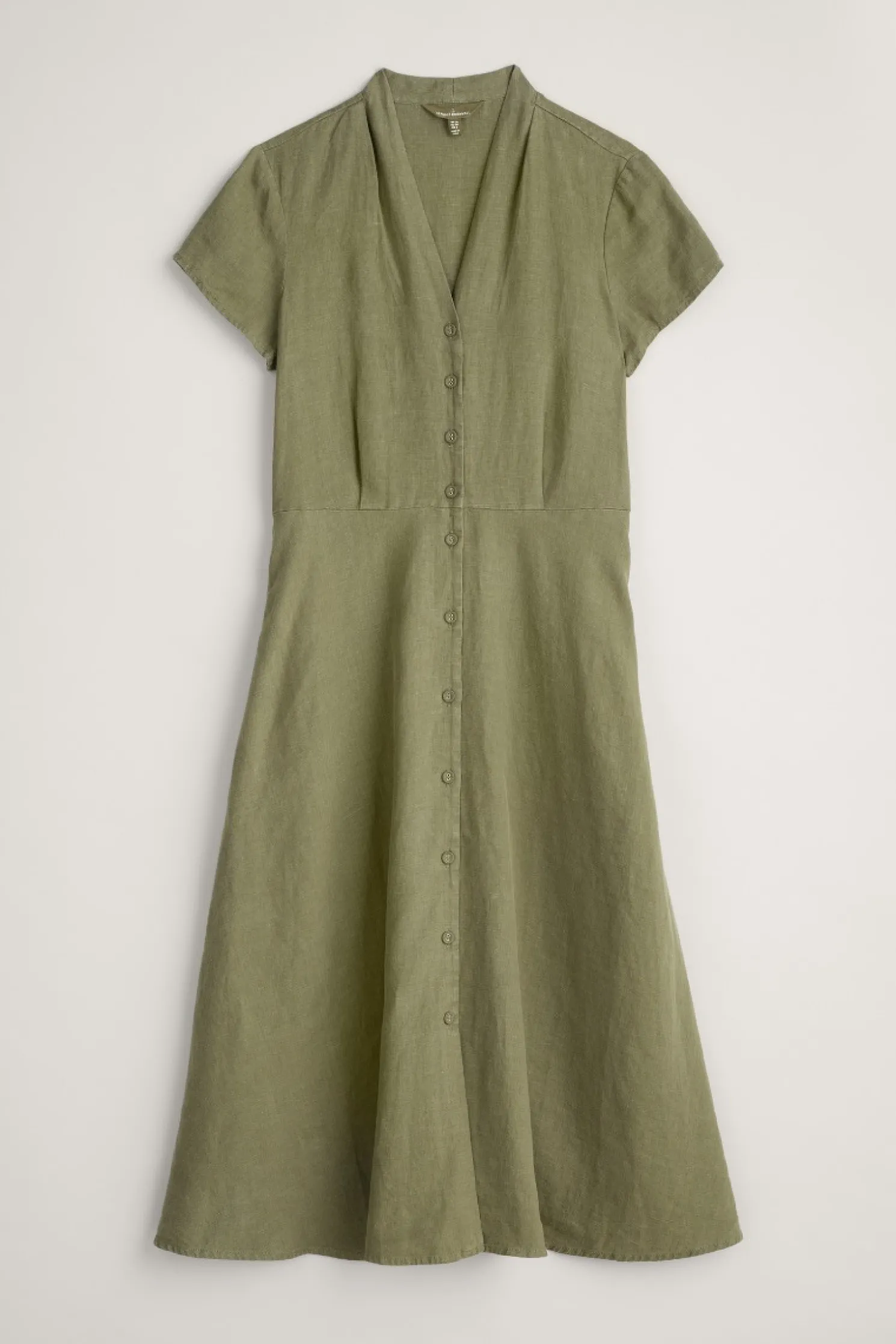 Carved Wood Midi Dress