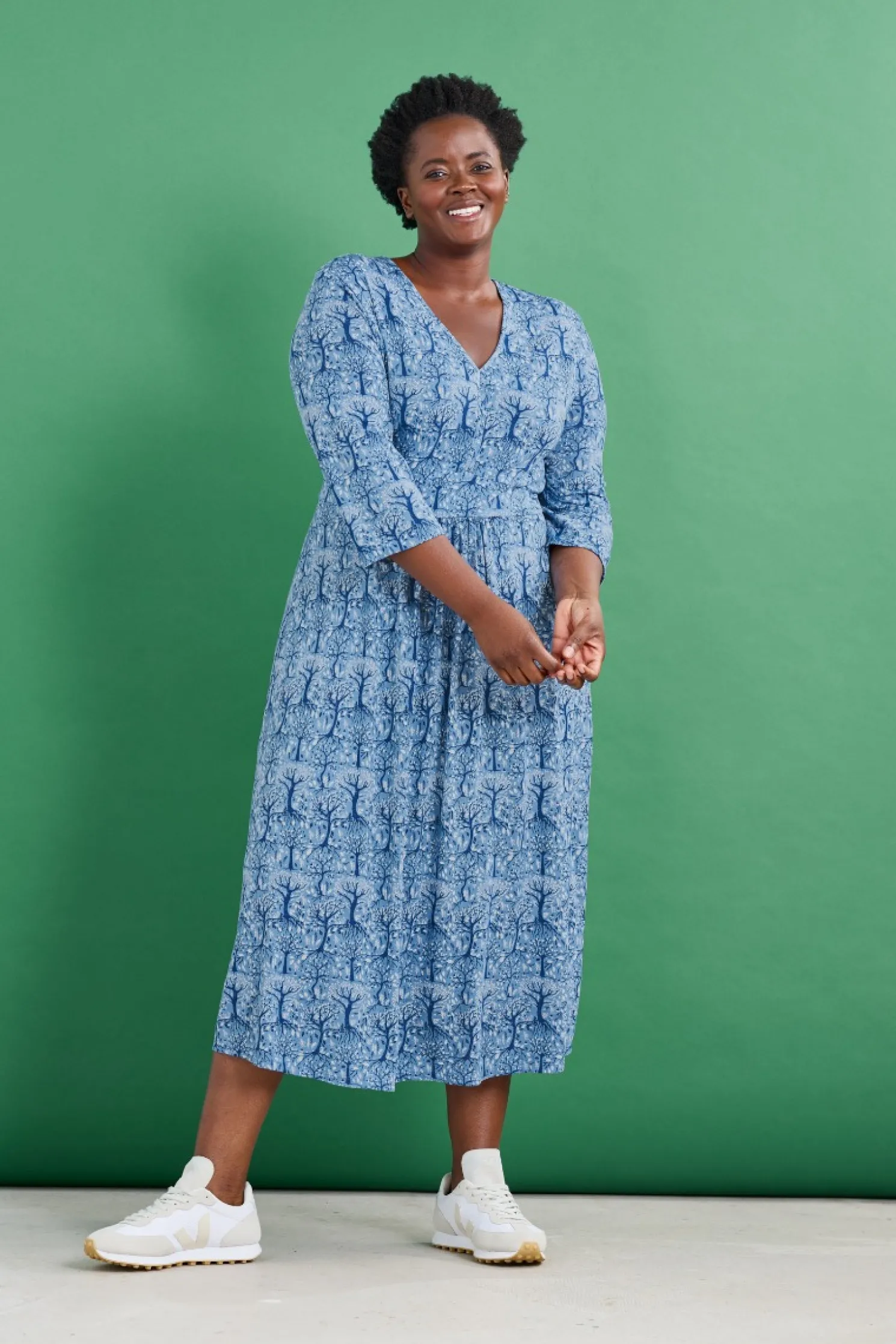 Carwynnen Three Quarter Sleeve Dress