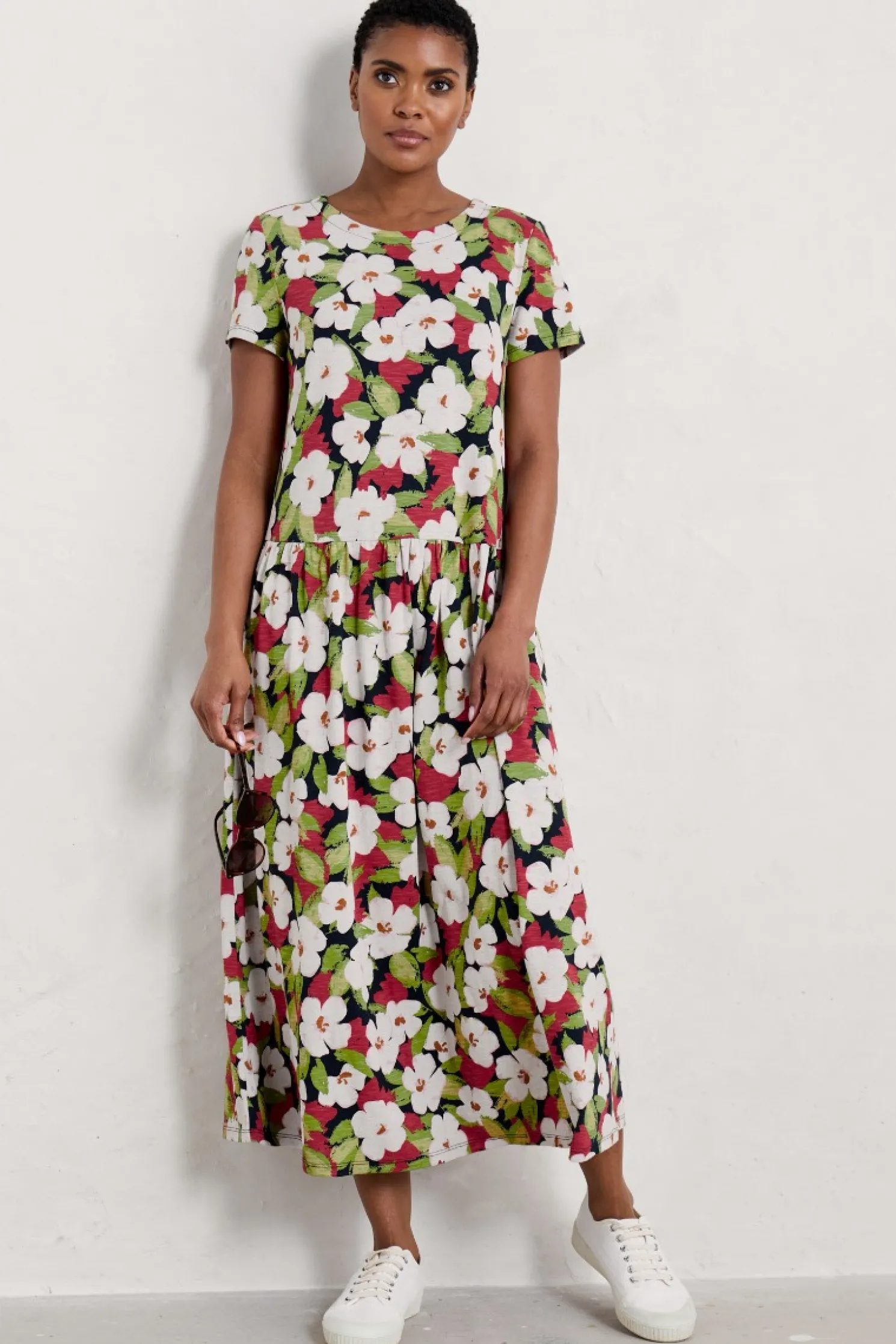 Cladonia Short Sleeve Jersey Dress