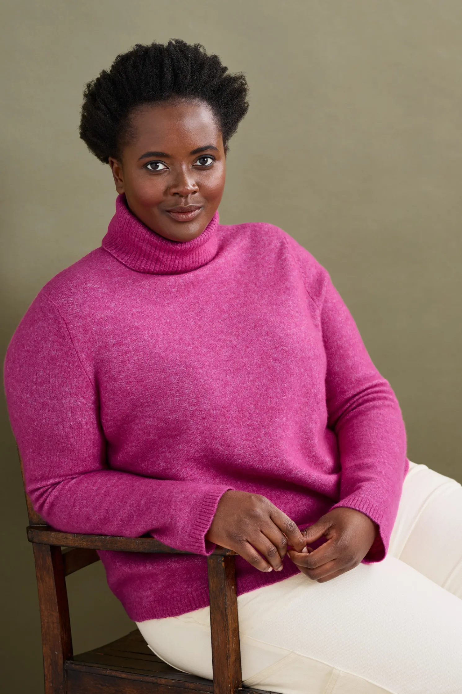 Cloud Chasing Roll Neck Jumper