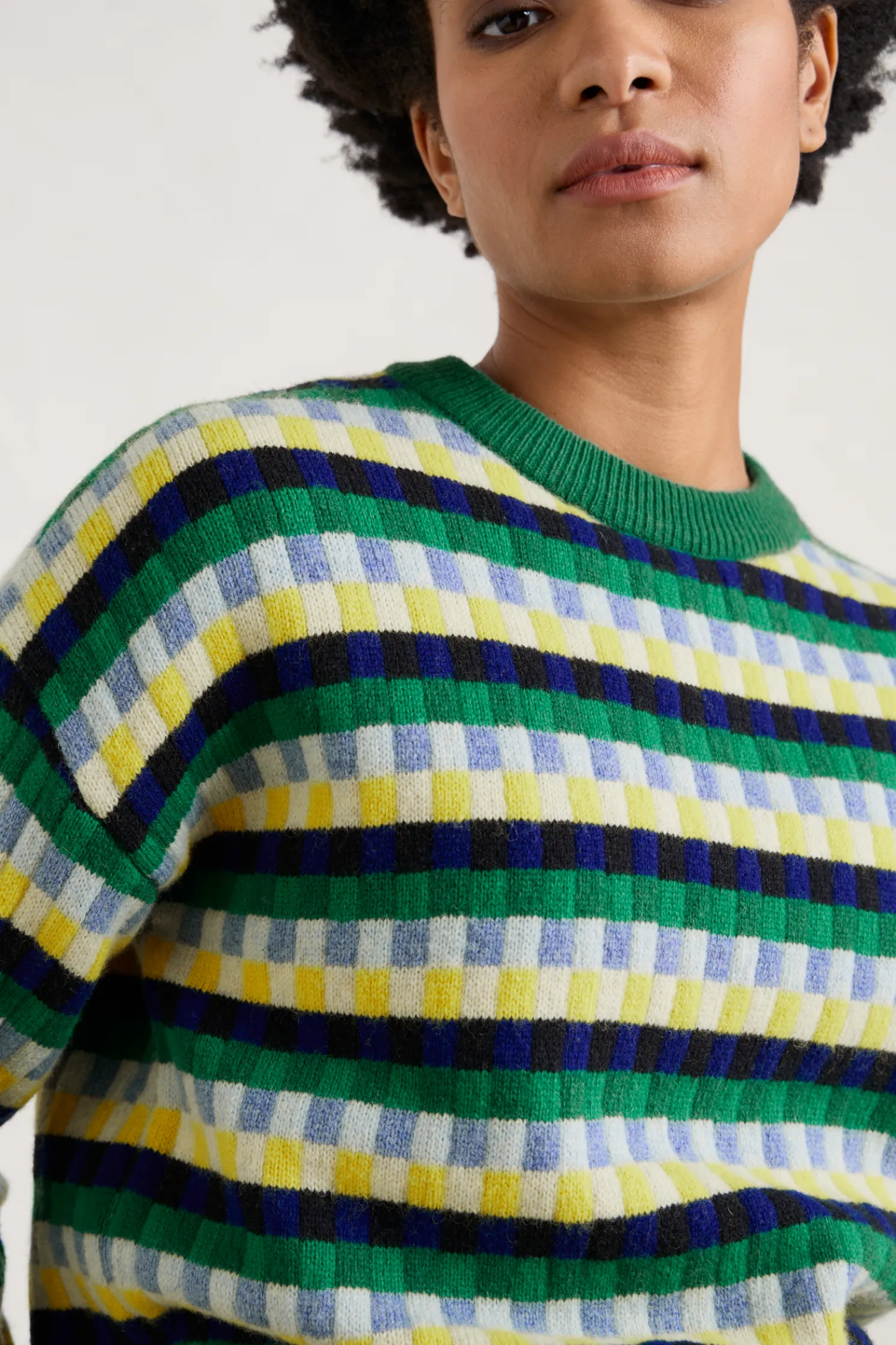 Clover Bed Lambswool Blend Jumper