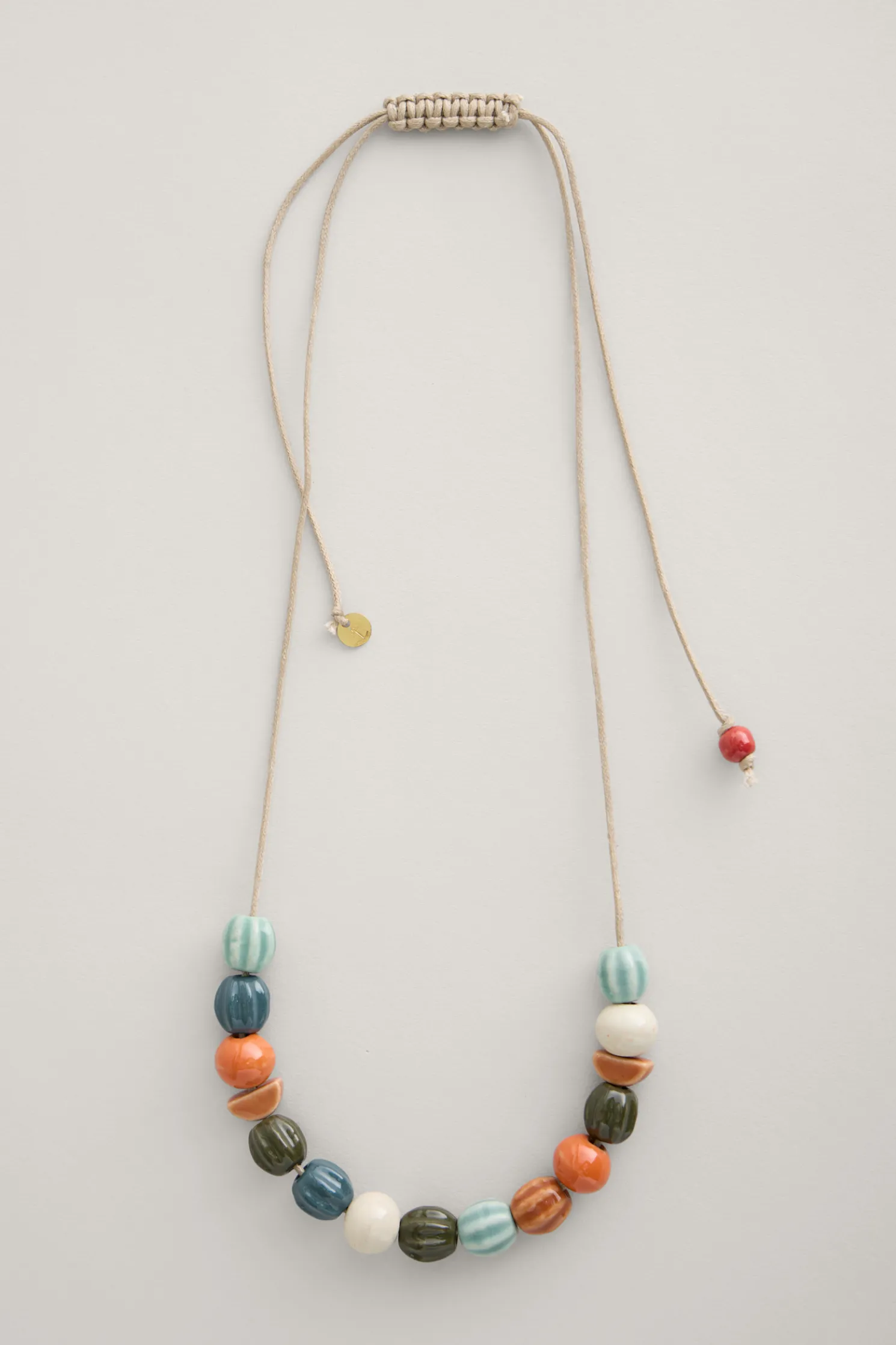 Conifer Ceramic Bead Necklace