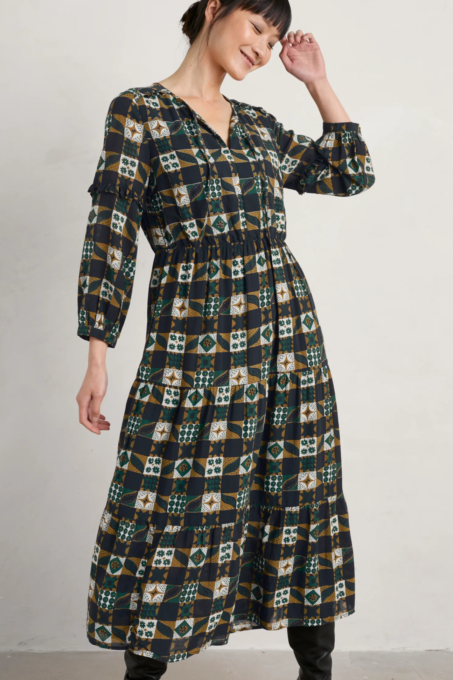 Dearling Tiered Dress