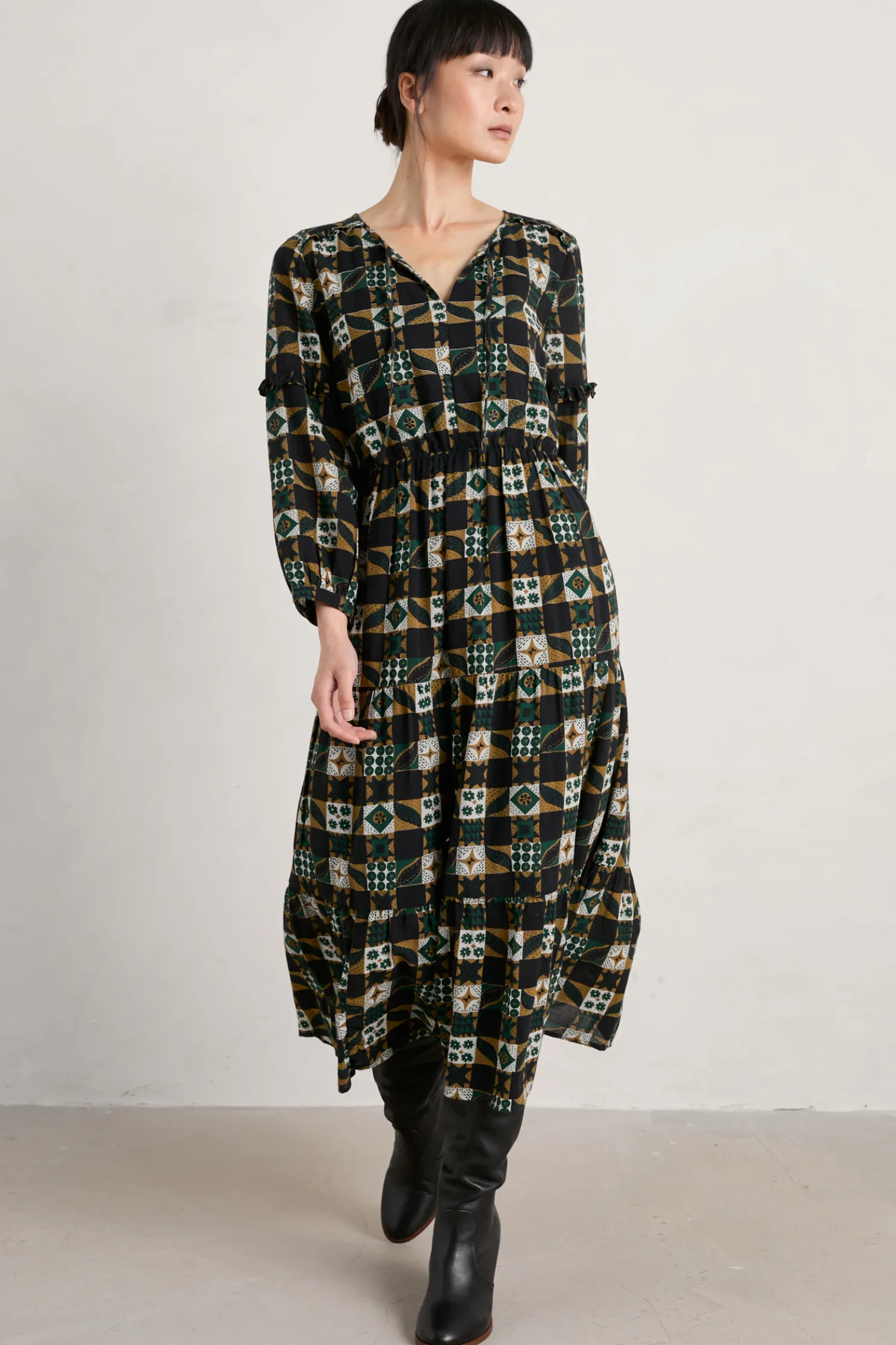 Dearling Tiered Dress