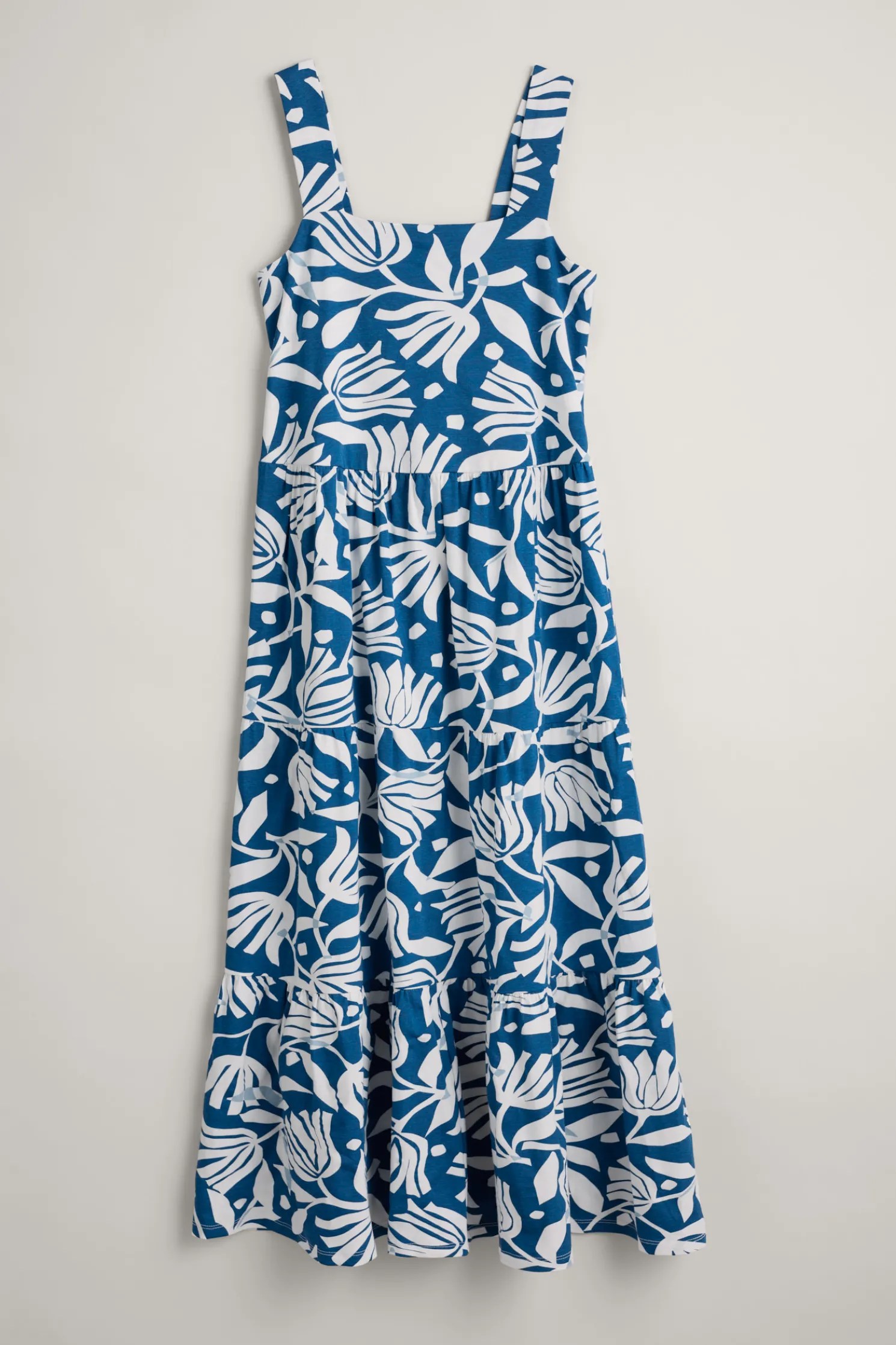 Deep Water Tiered Dress