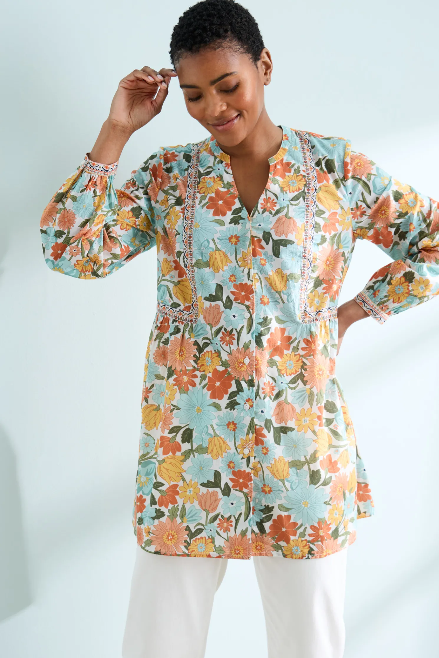 Dragonfly V-Neck Tunic (Gots)
