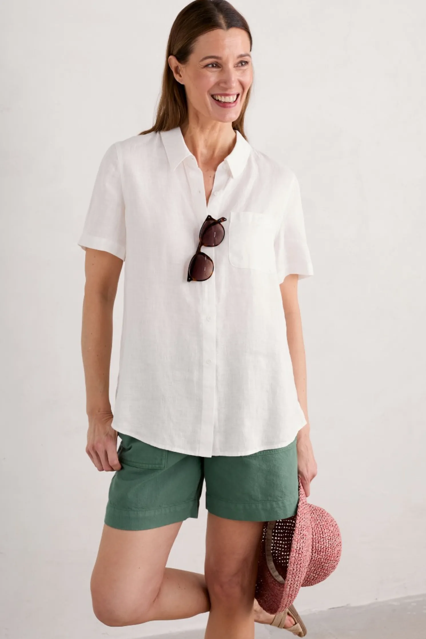 Drydock Short Sleeve Linen Shirt