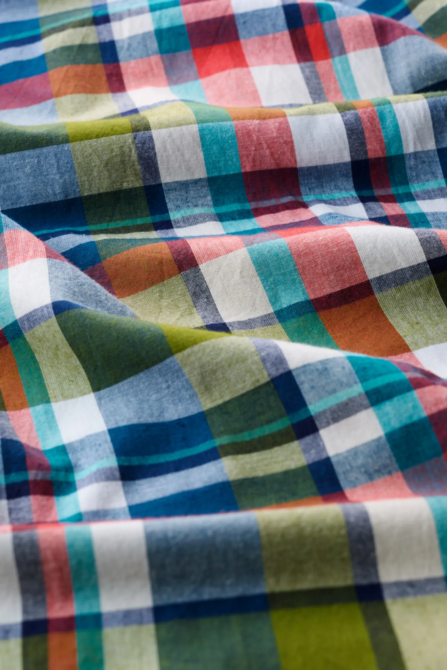 Fleet Checked Midi Dress