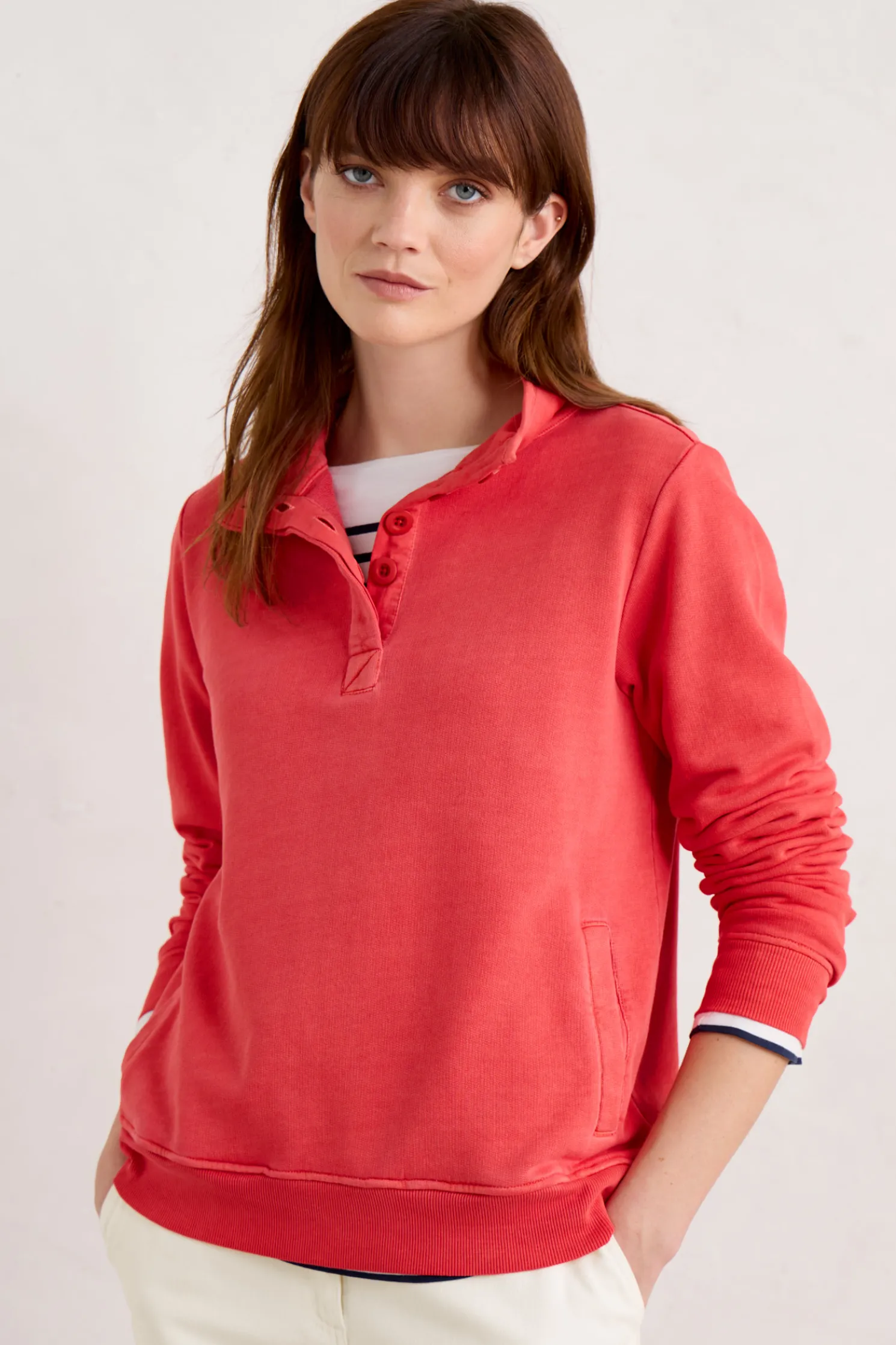 Greenshank Organic Cotton Collared Sweatshirt