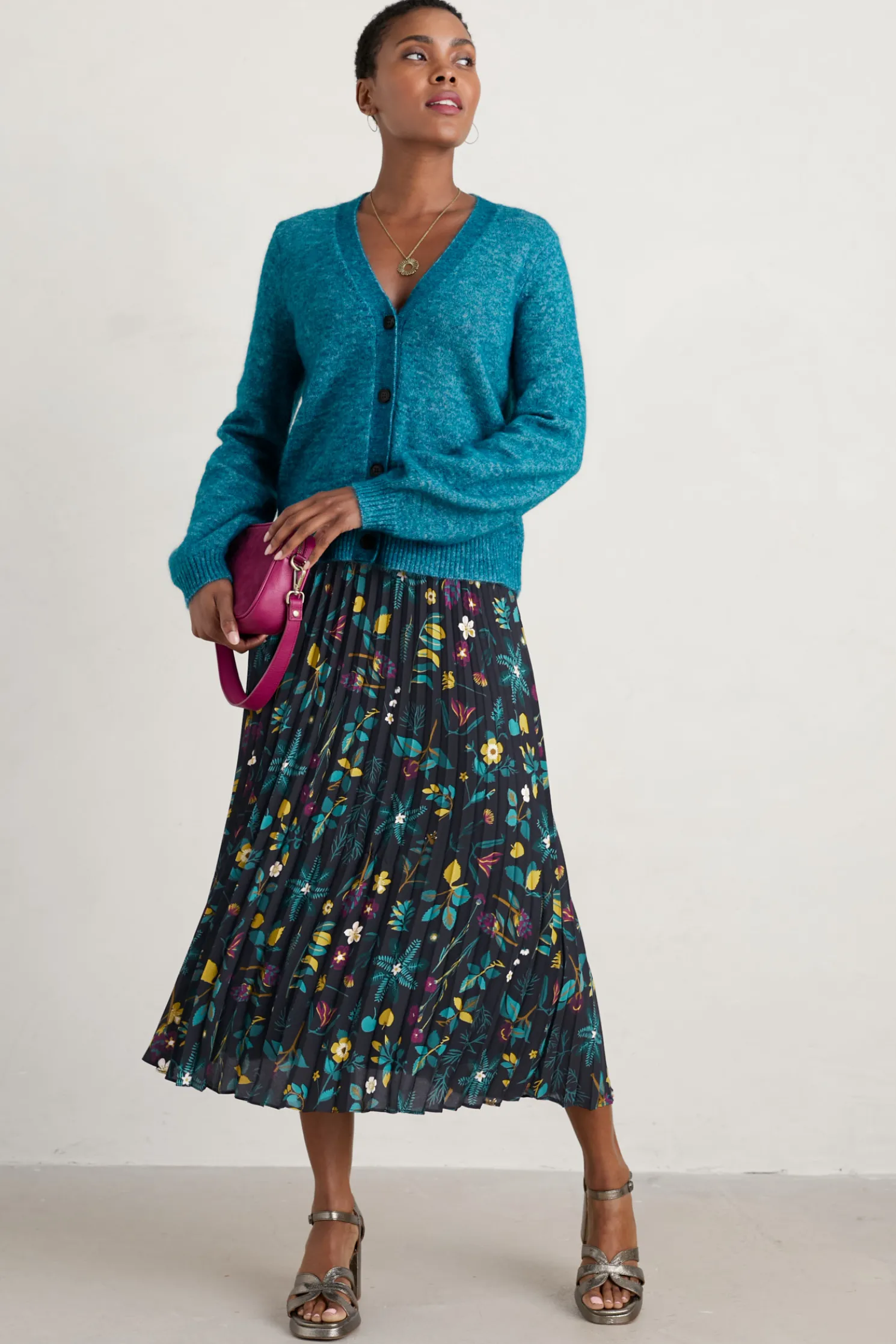 Heatherbank Midi Skirt