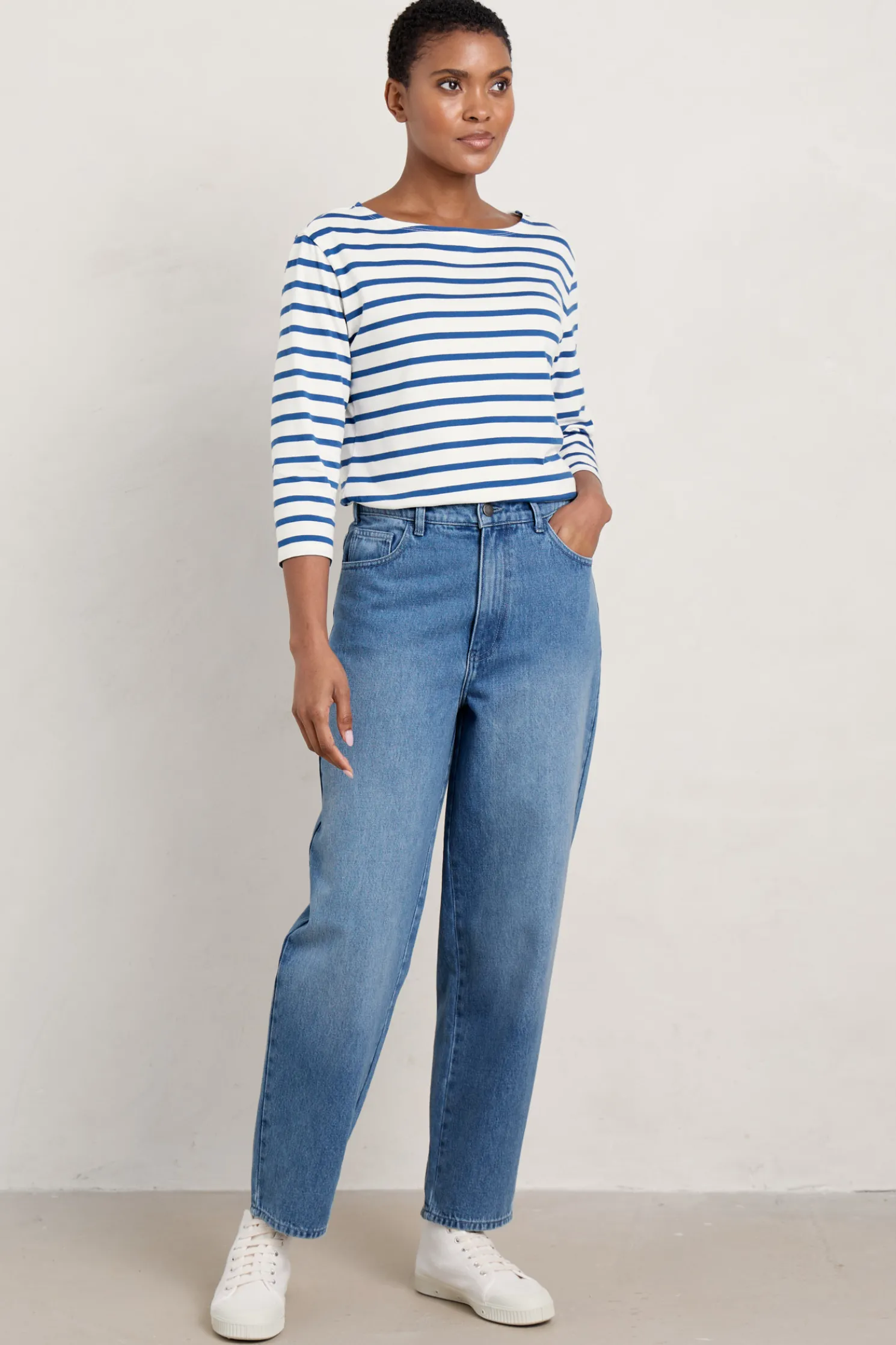 Honeydew Barrel Leg Jeans