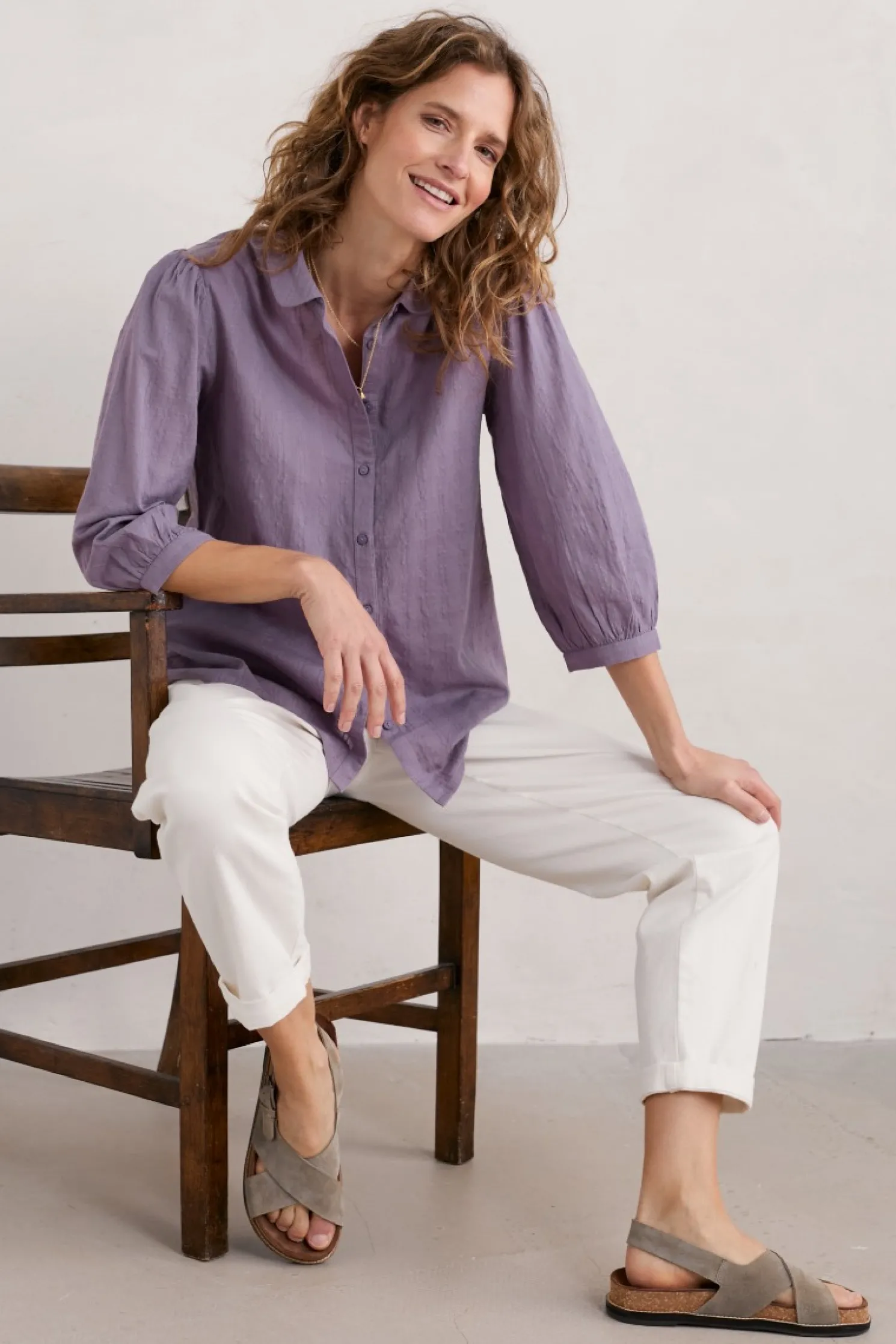 Hope Cottage Organic Cotton Check Blouse