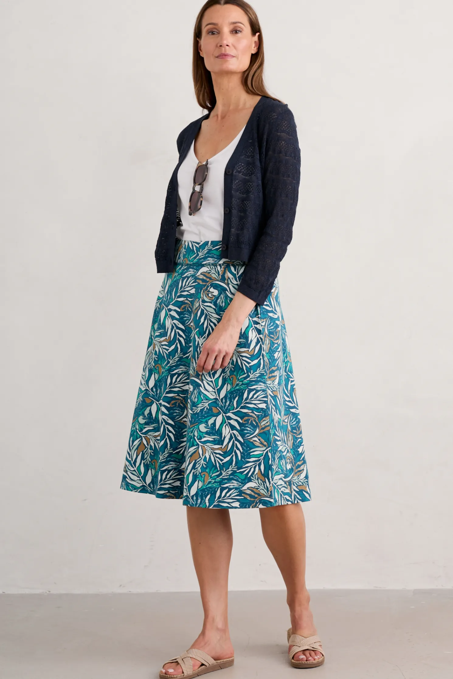 Jessica Grace A-Line Jersey Skirt