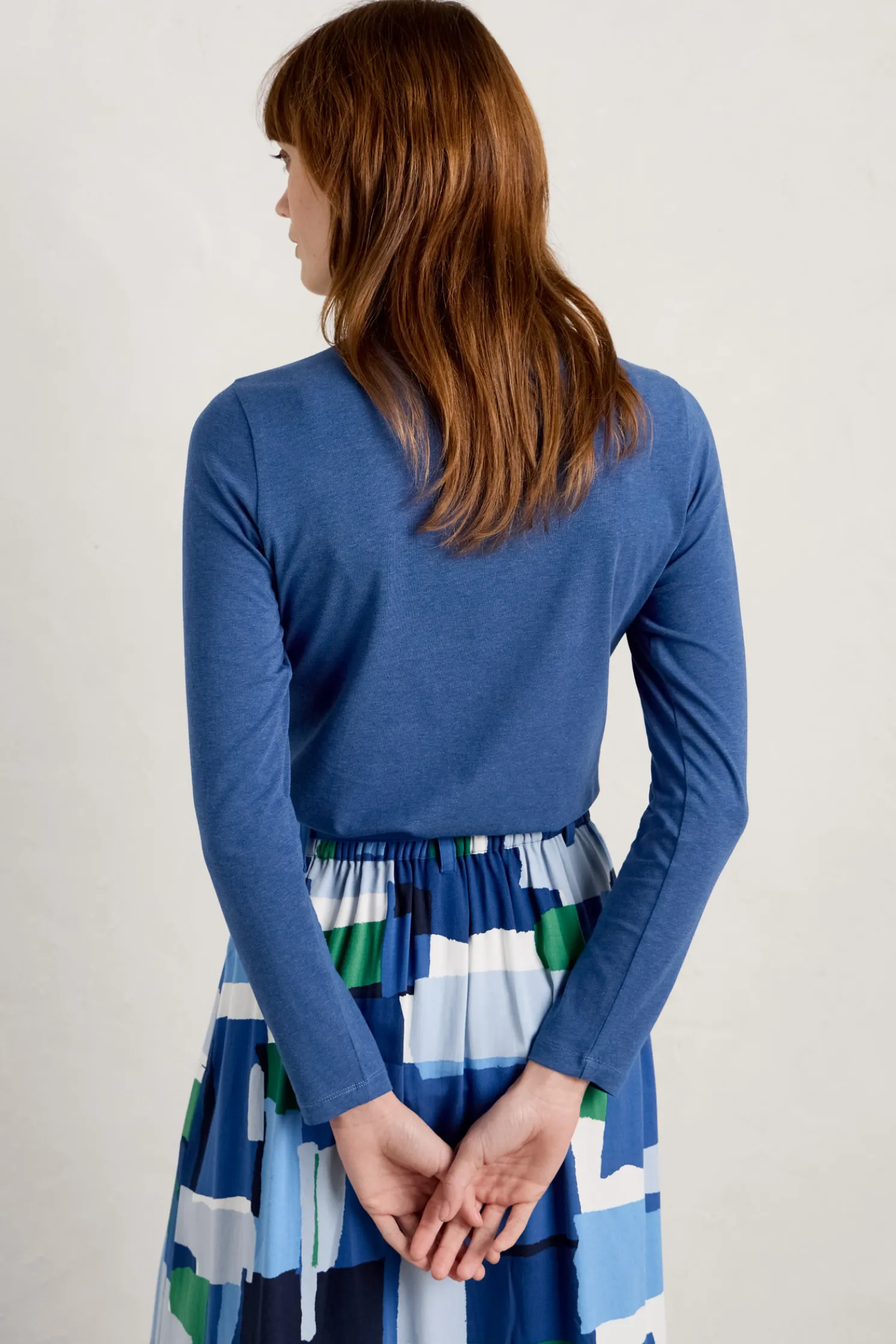 Landing Roll Neck Top (Gots)