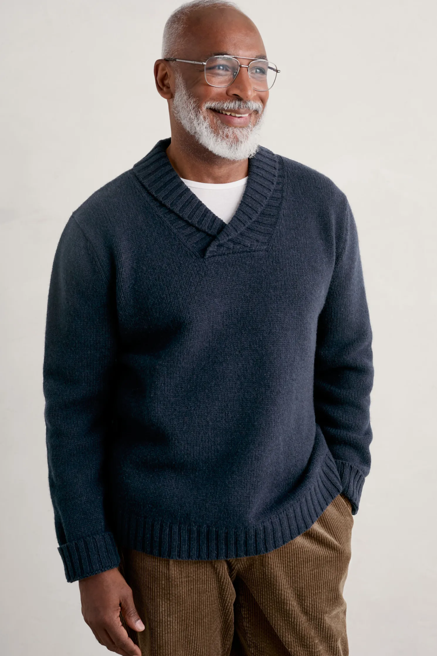 Men's Daver Shawl Neck Jumper