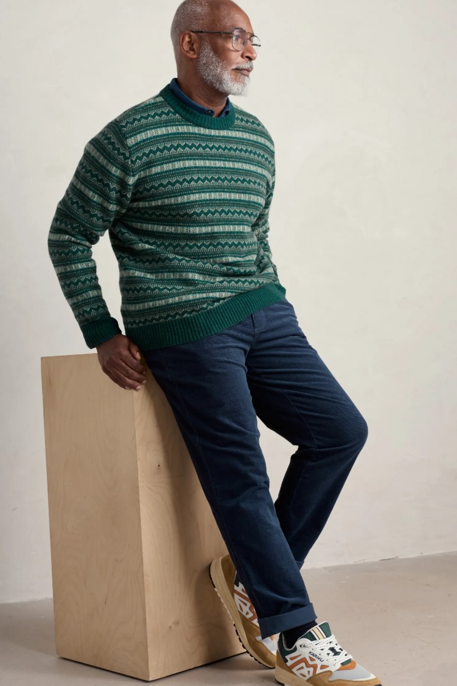 Men's Layline Fair Isle Jumper