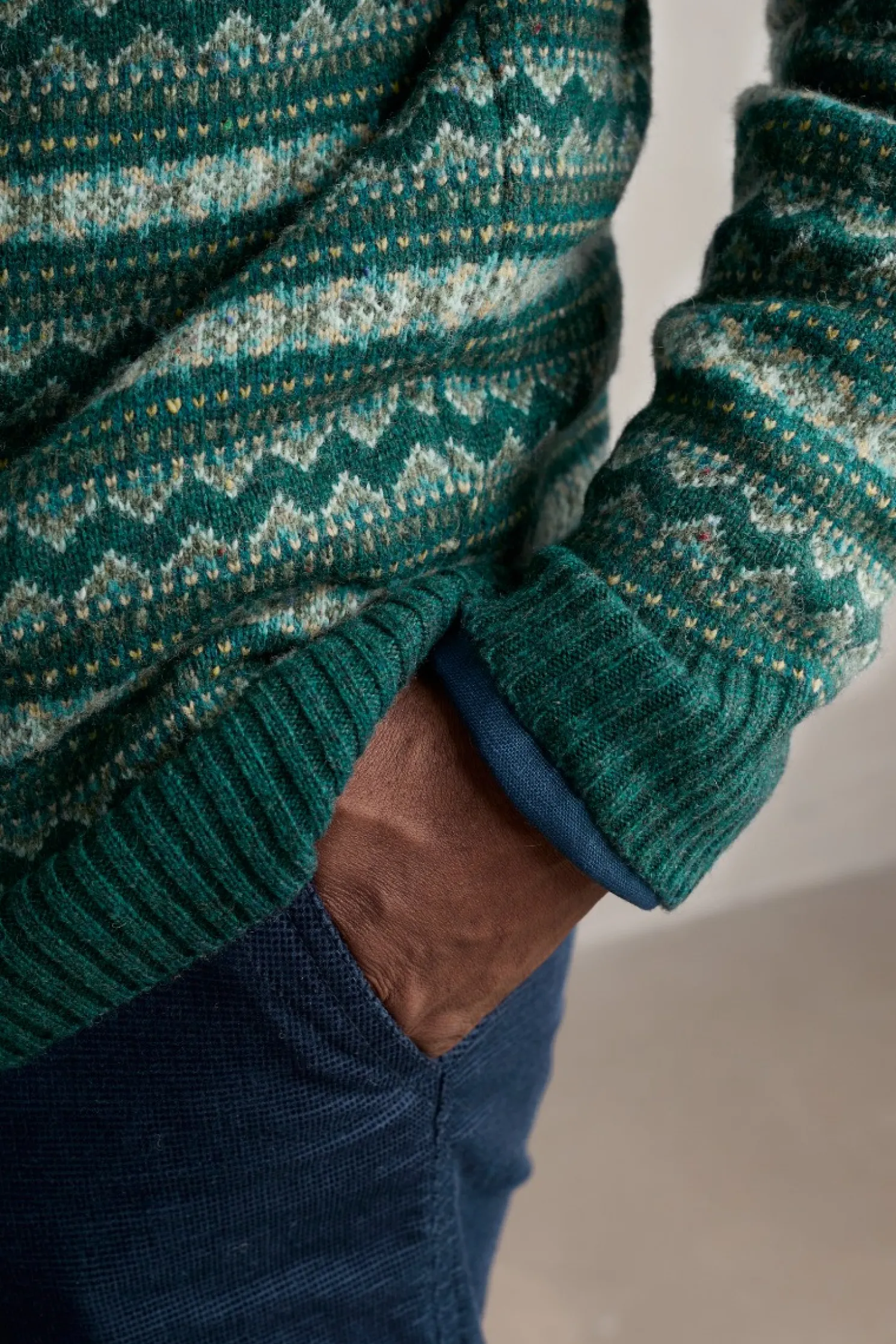 Men's Layline Fair Isle Jumper