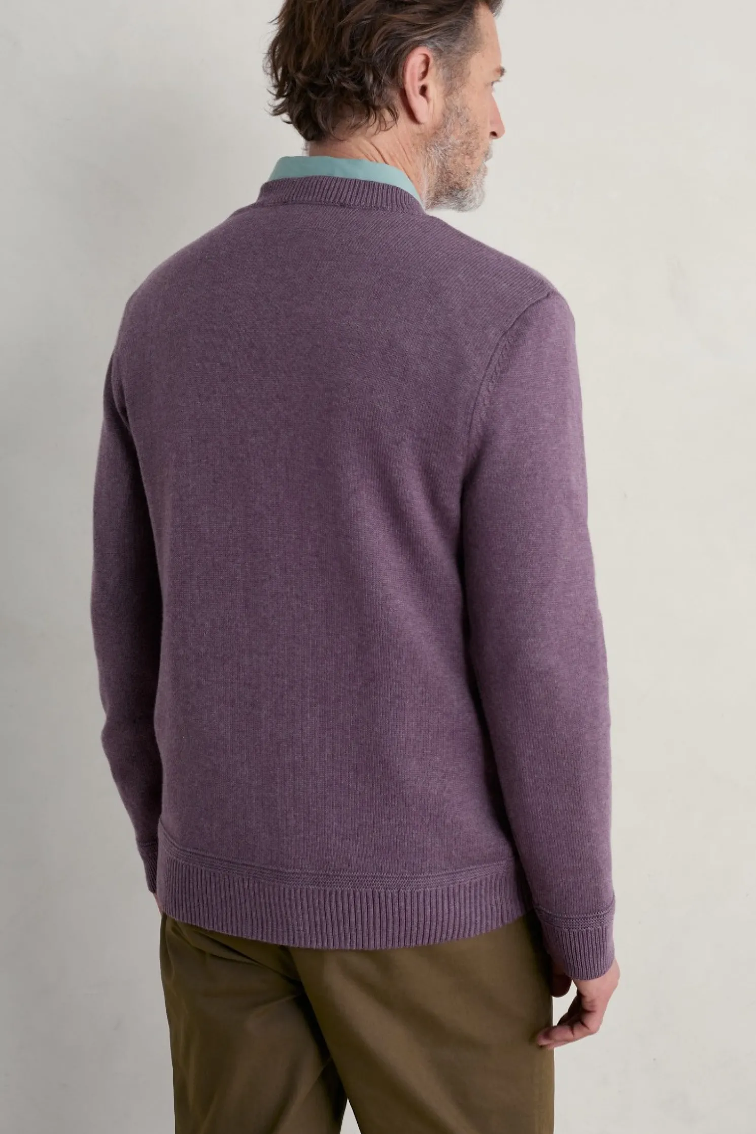 Men's Moorstone Knitted Organic Cotton Jumper