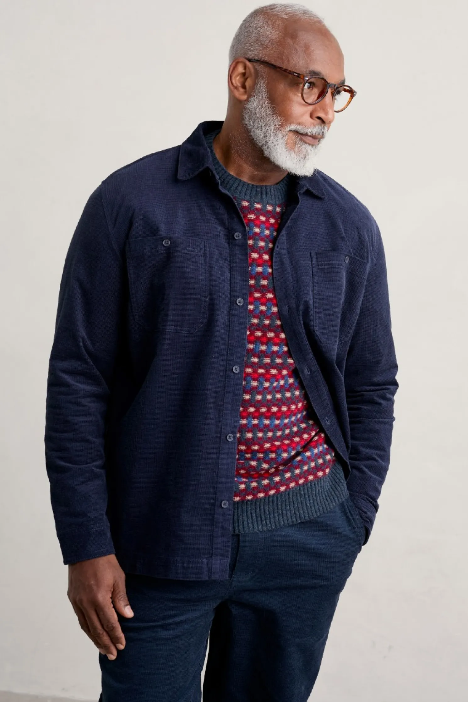 Men's Ropemaker Waffle Cord Overshirt