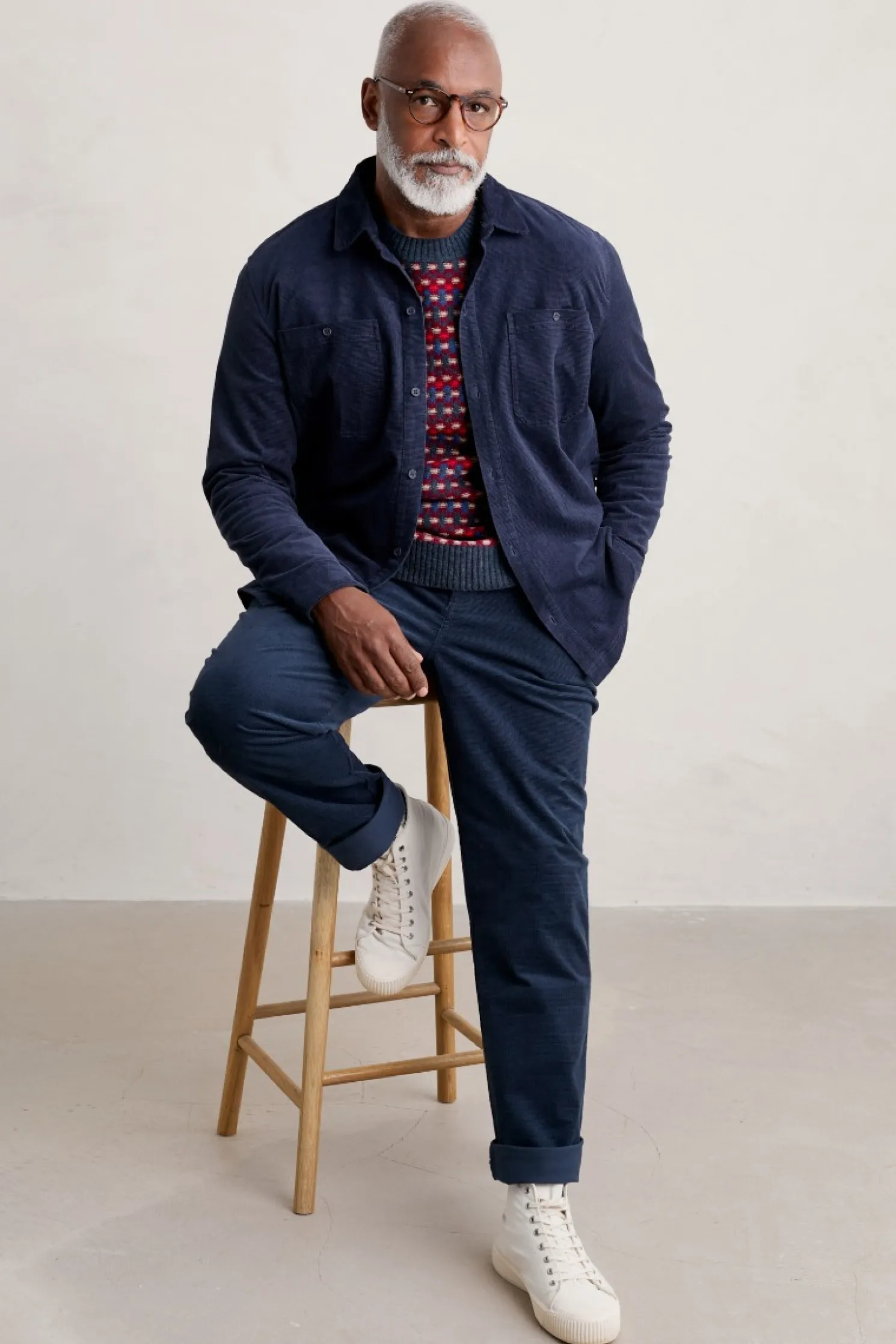 Men's Ropemaker Waffle Cord Overshirt