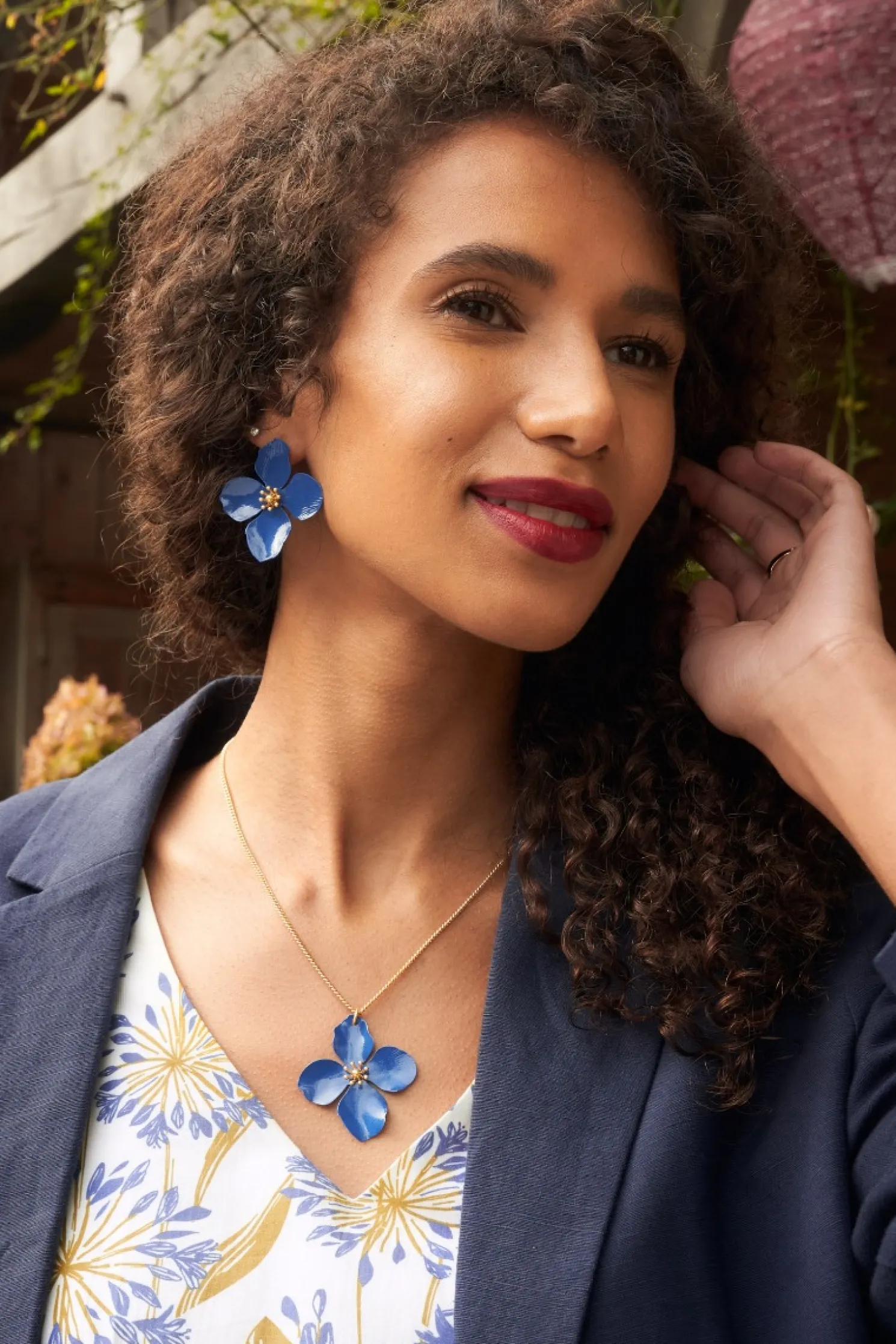 Pollinator Flower Stud Earrings