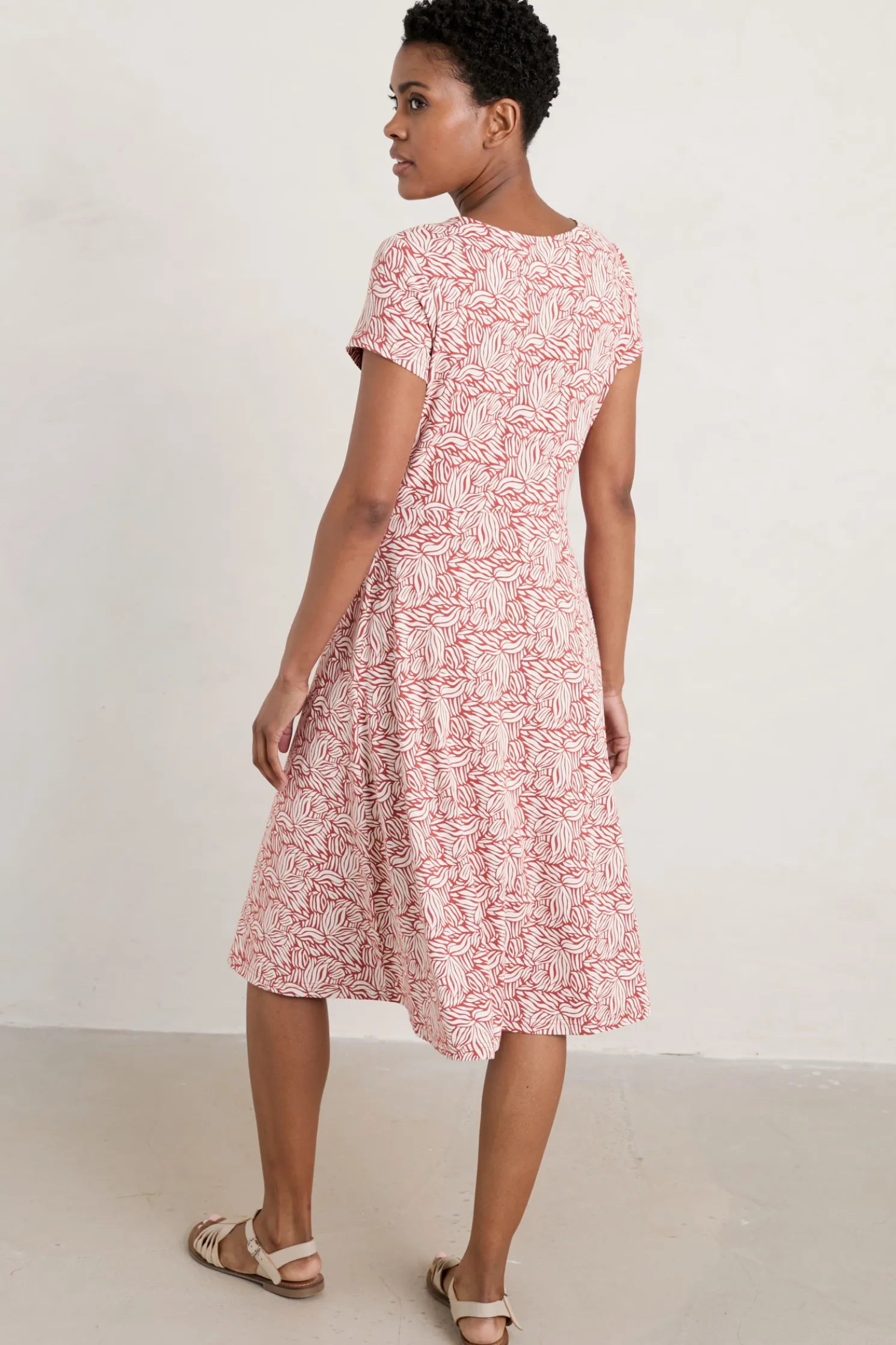 Riviera Fit-And-Flare Jersey Dress