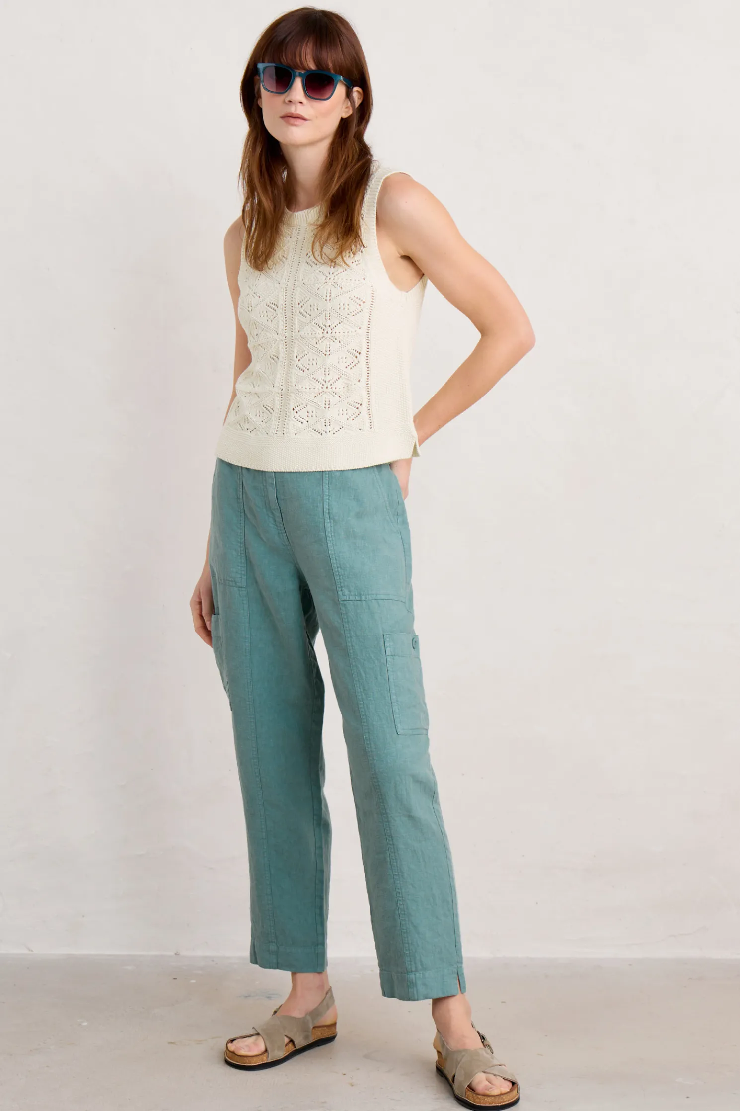 Rock Pipit Linen Trousers