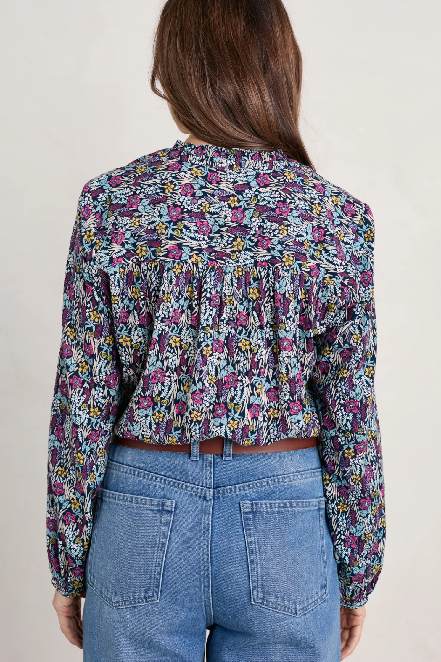 Sea Flow Printed Top