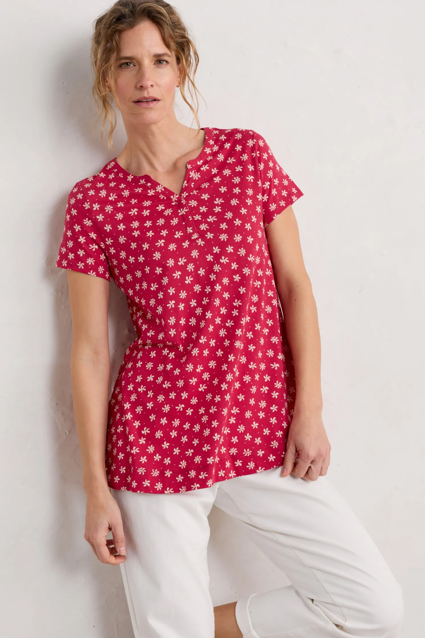 Short-Sleeved Risso Top