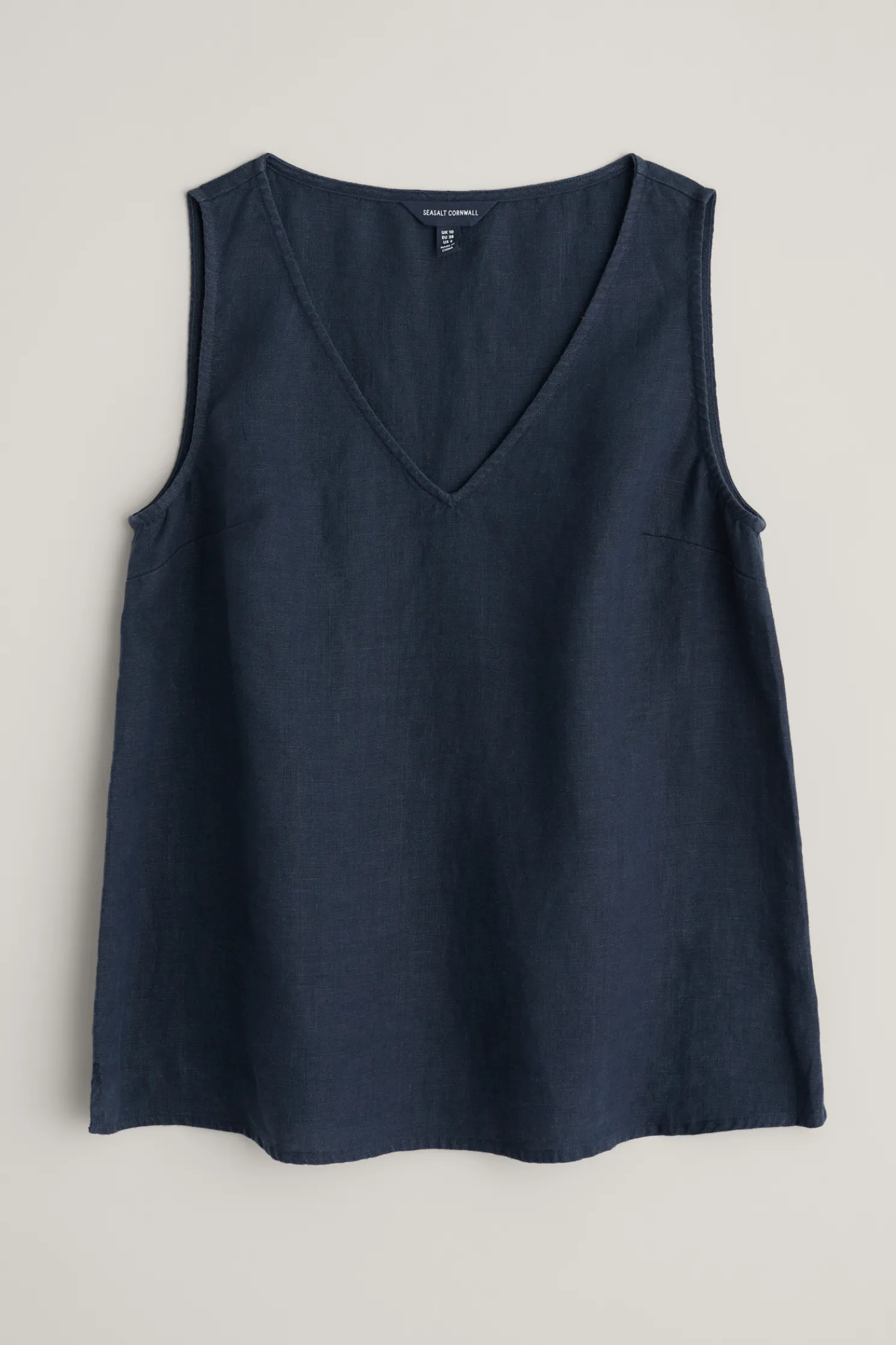 Sunlit Seagrass Linen Vest