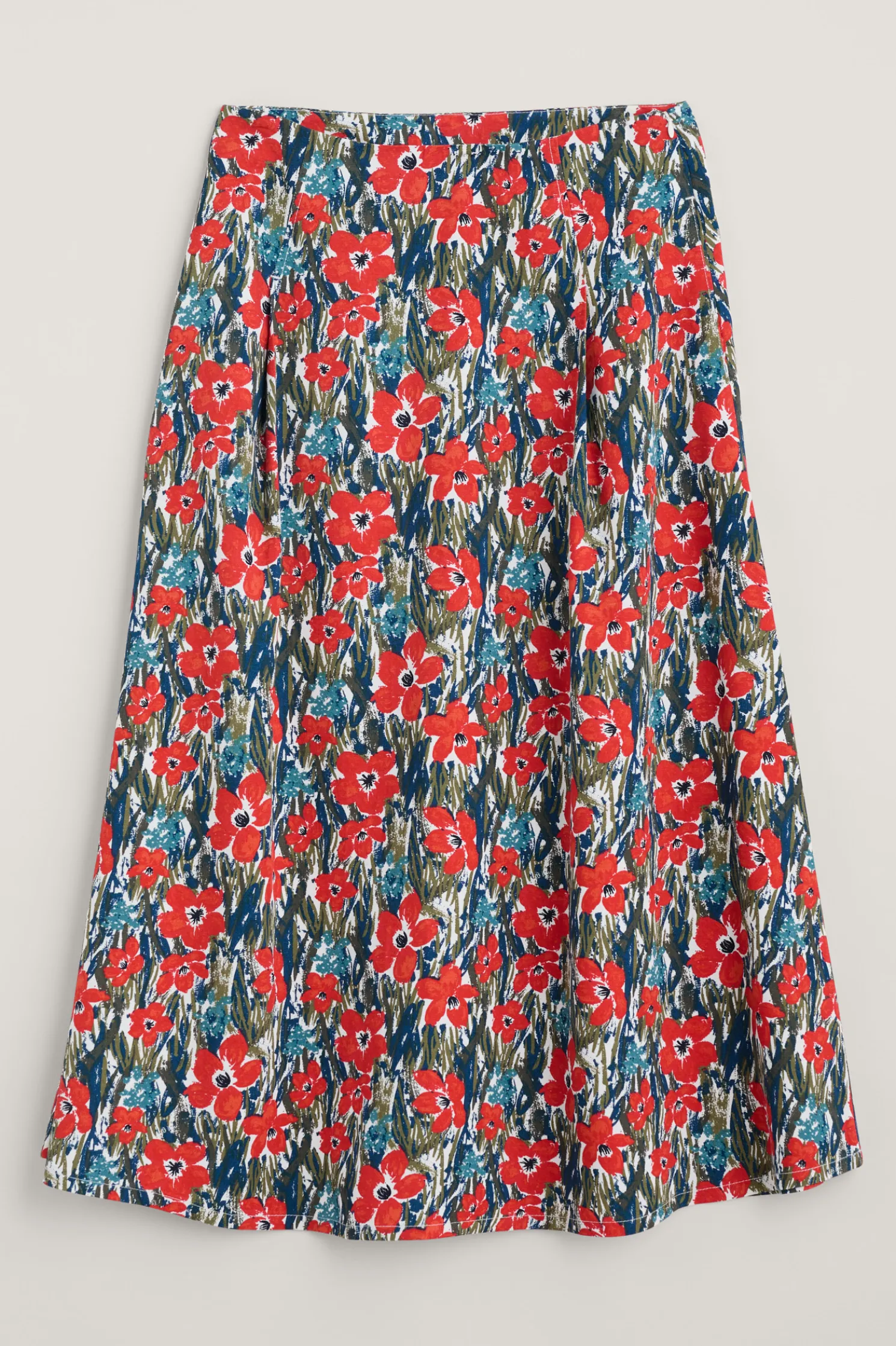 Swallow Hill Printed A-Line Skirt