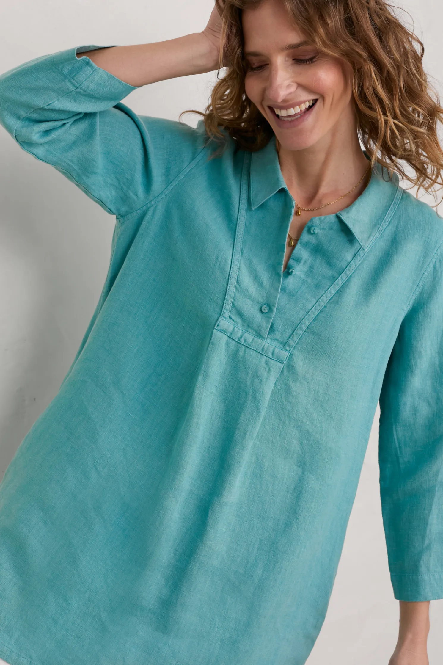 Tide Clock 3/4 Sleeve Tunic