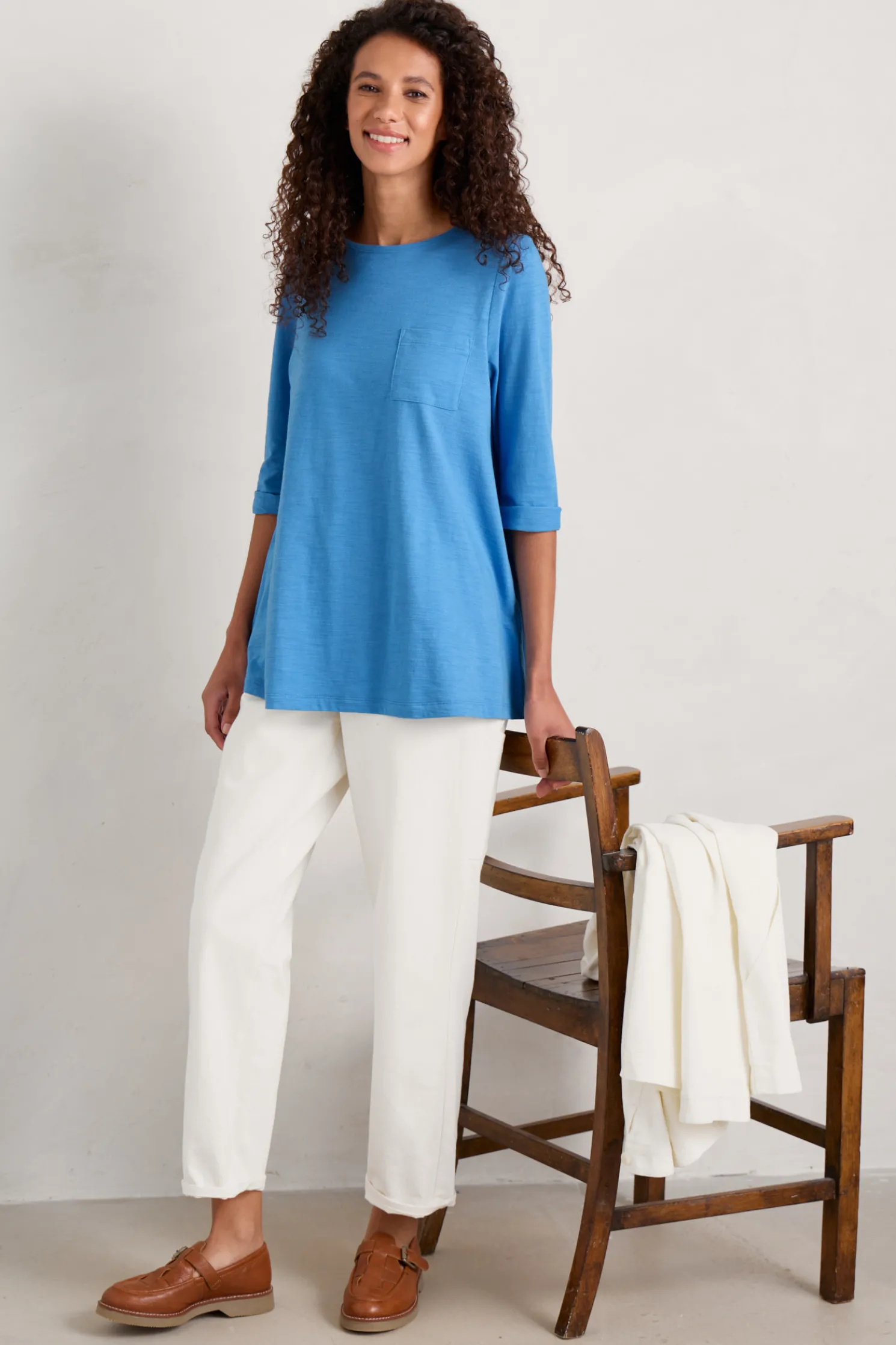 Tregonning 3/4 Sleeve Top