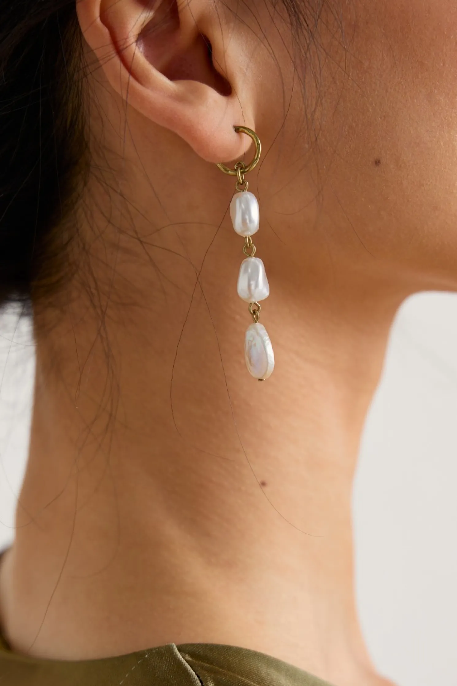 Valency Freshwater Pearl Drop Earrings