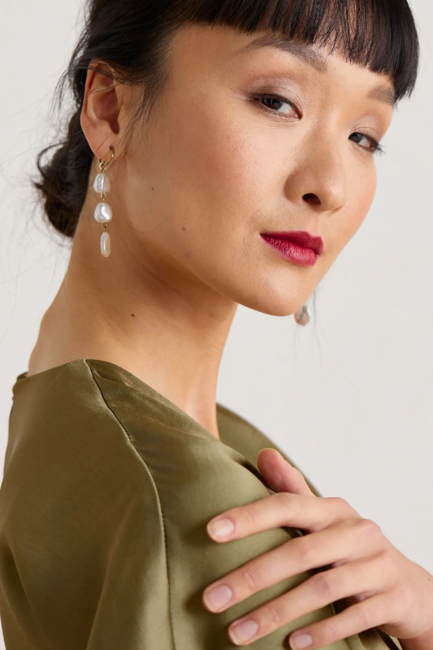 Valency Freshwater Pearl Drop Earrings