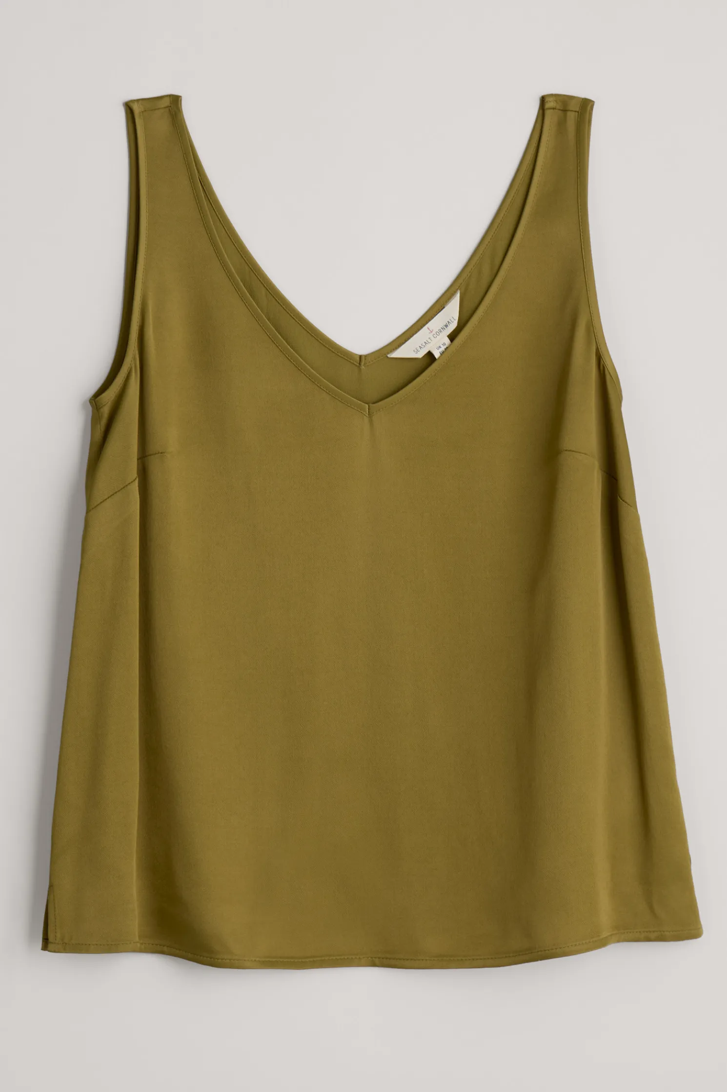 Wilder V-Neck Satin Vest