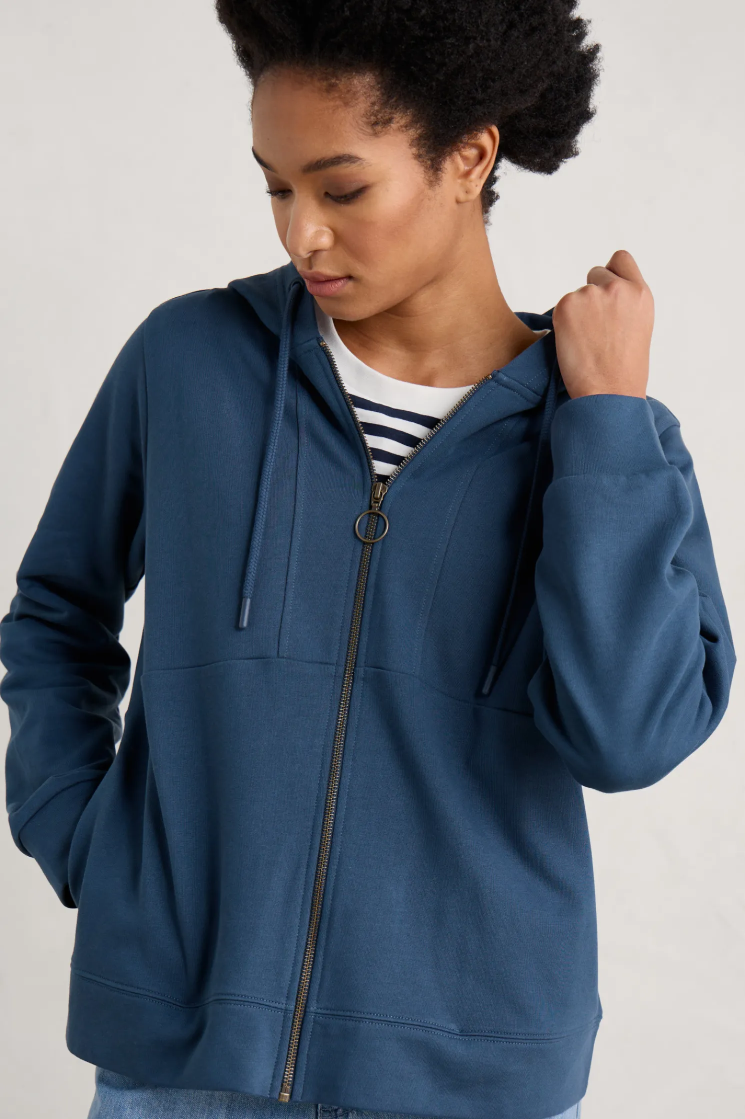 Wych Elm Zip Up Hoodie